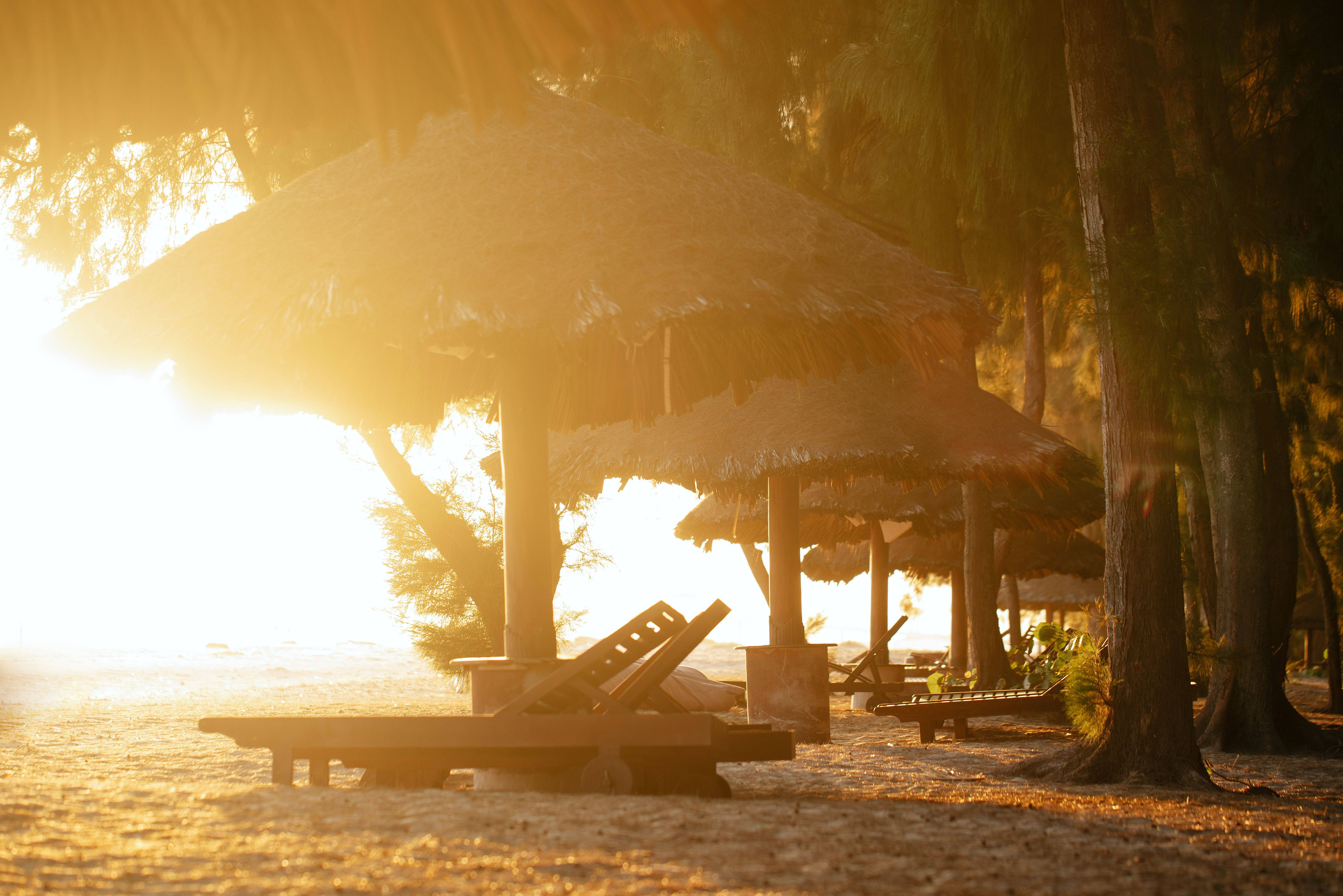 Strand bij het Ho Tram Beach Boutique Resort in Vietnam