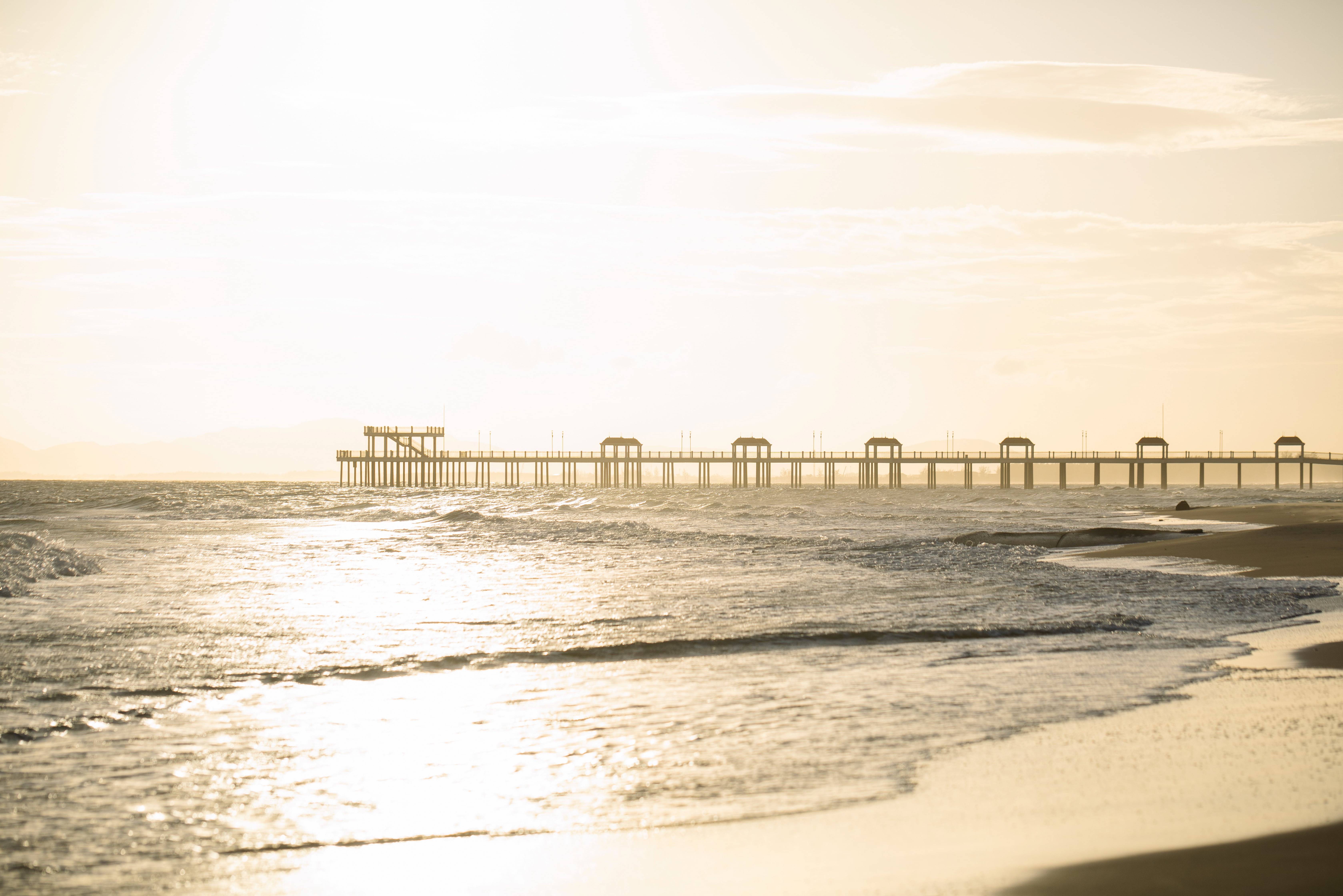 Pier nabij het Ho Tram Beach Boutique Resort in Vietnam