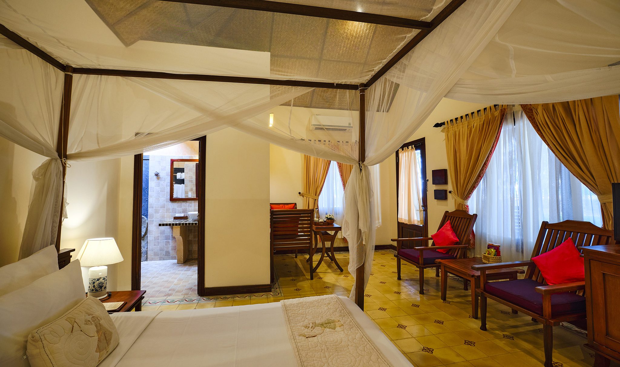 Deluxe Garden Bungalow in het Ho Tram Beach Boutique Resort in Vietnam