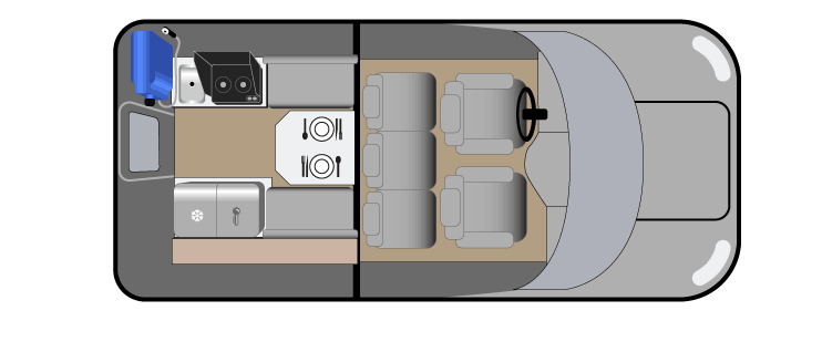 Canada Fraserway Truck Camper Scout dagindeling