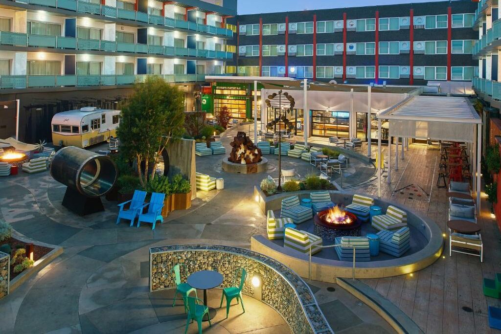 Amerika San Francisco Hotel Zephyr Terras