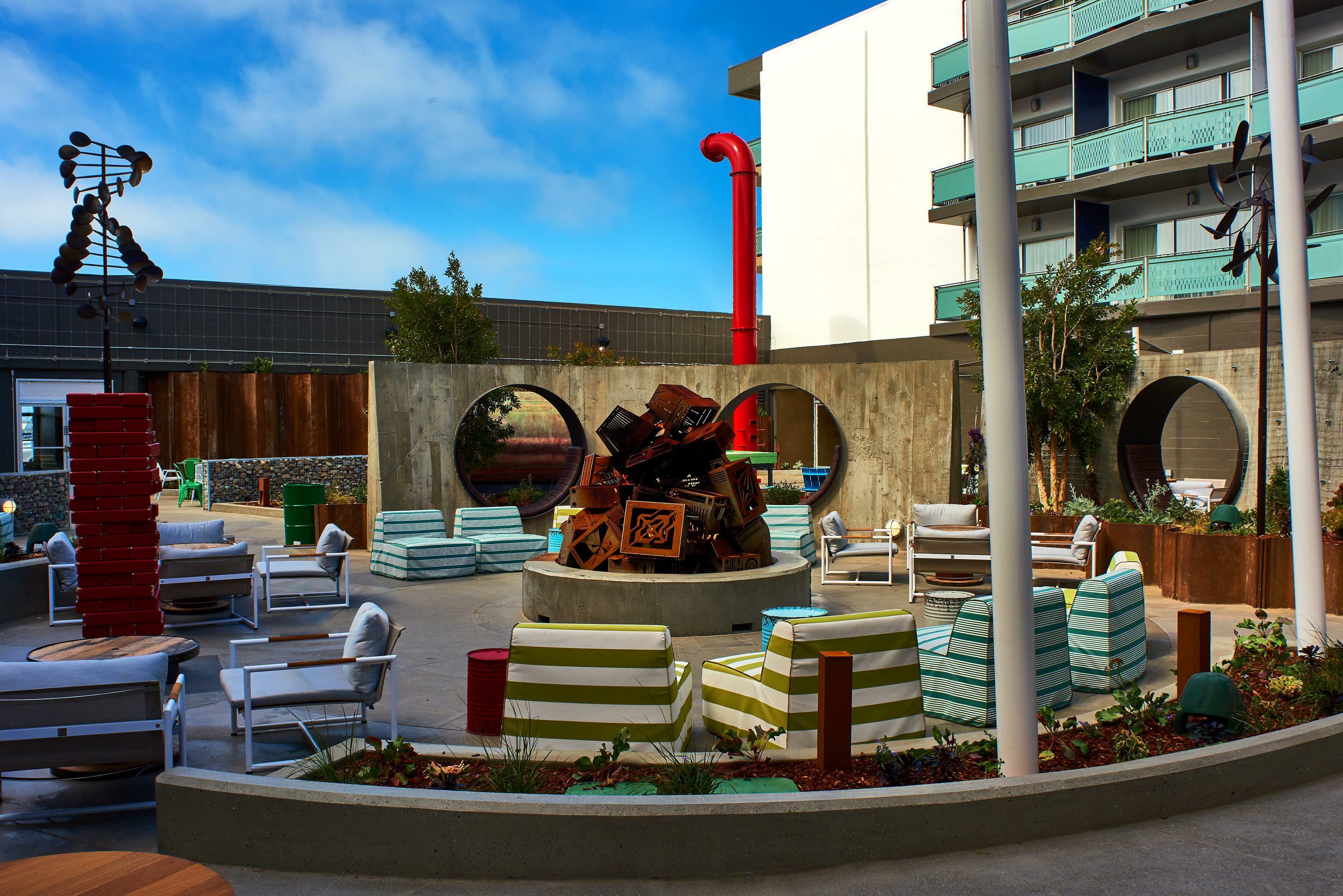 Amerika San Francisco Hotel Zephyr Terras