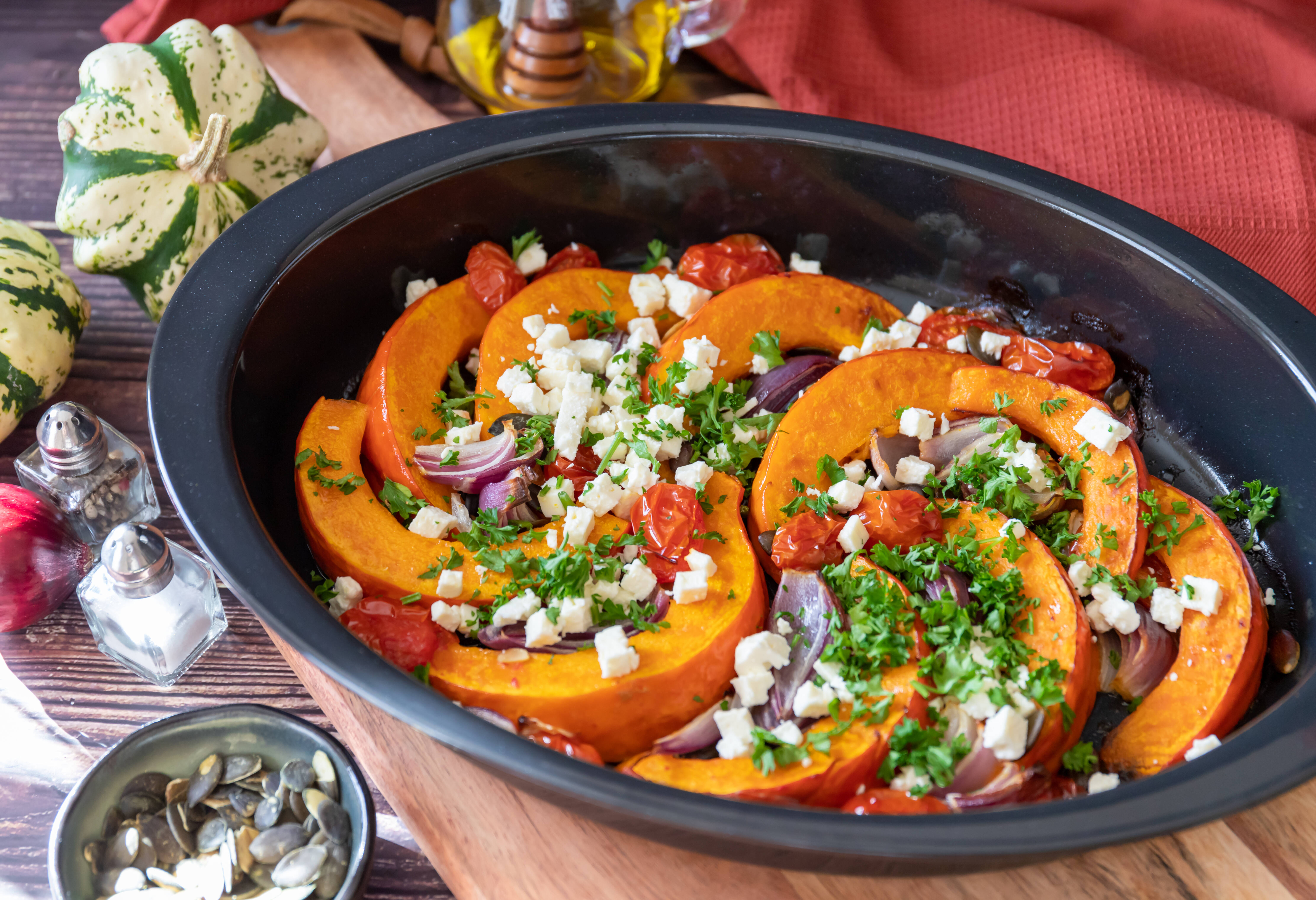 Japan Hokkaido gebakken pompoen