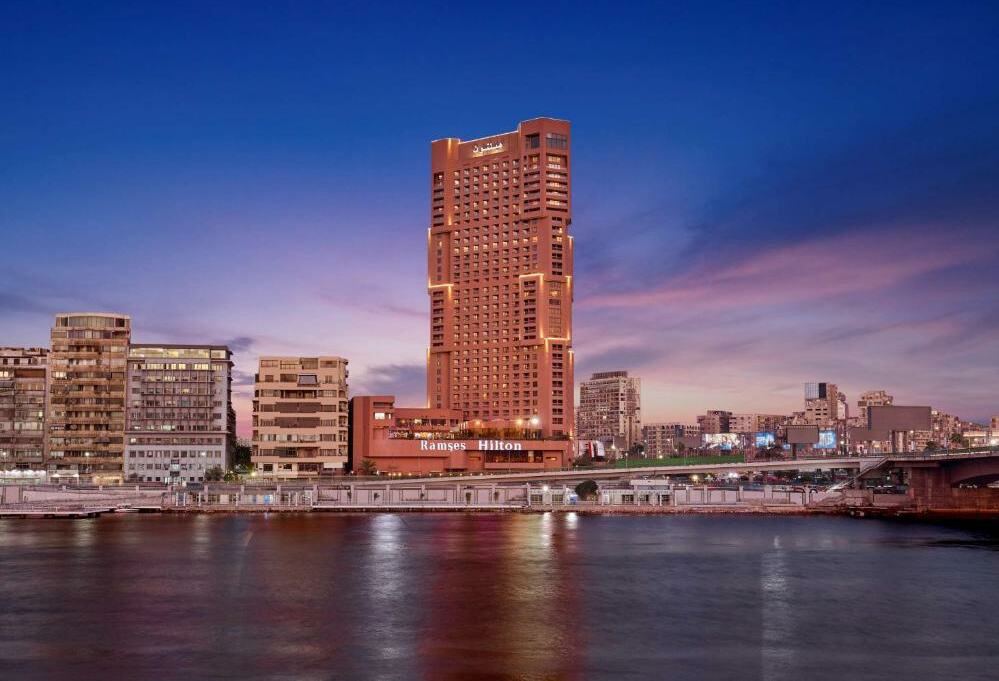Egypte Cairo Ramses Hilton Hotel Facade