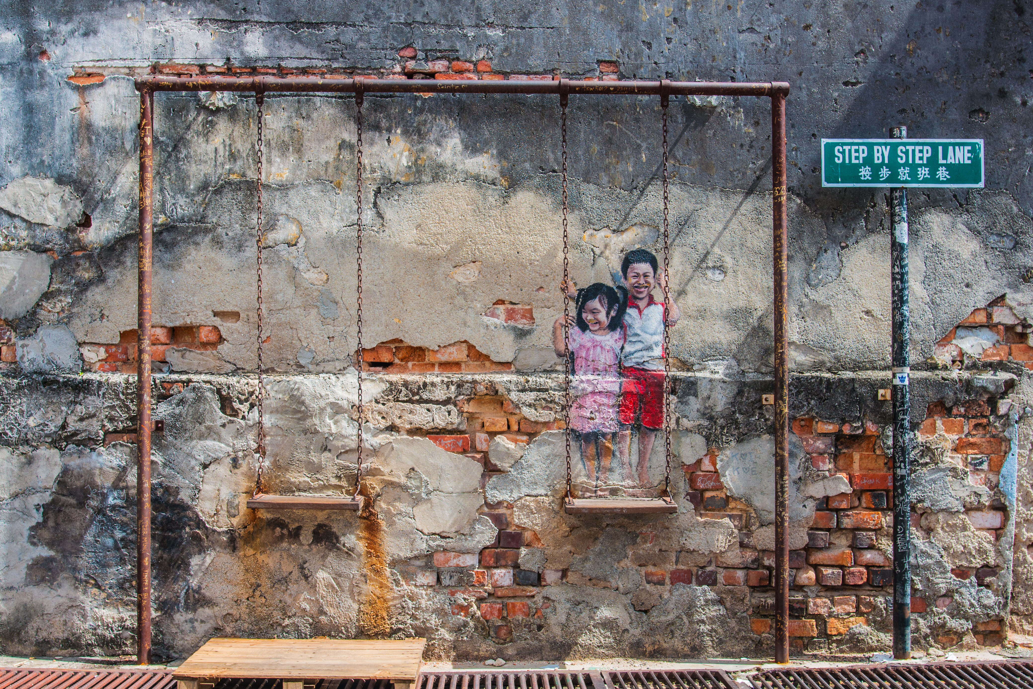 Streetart in Georgetown Penang