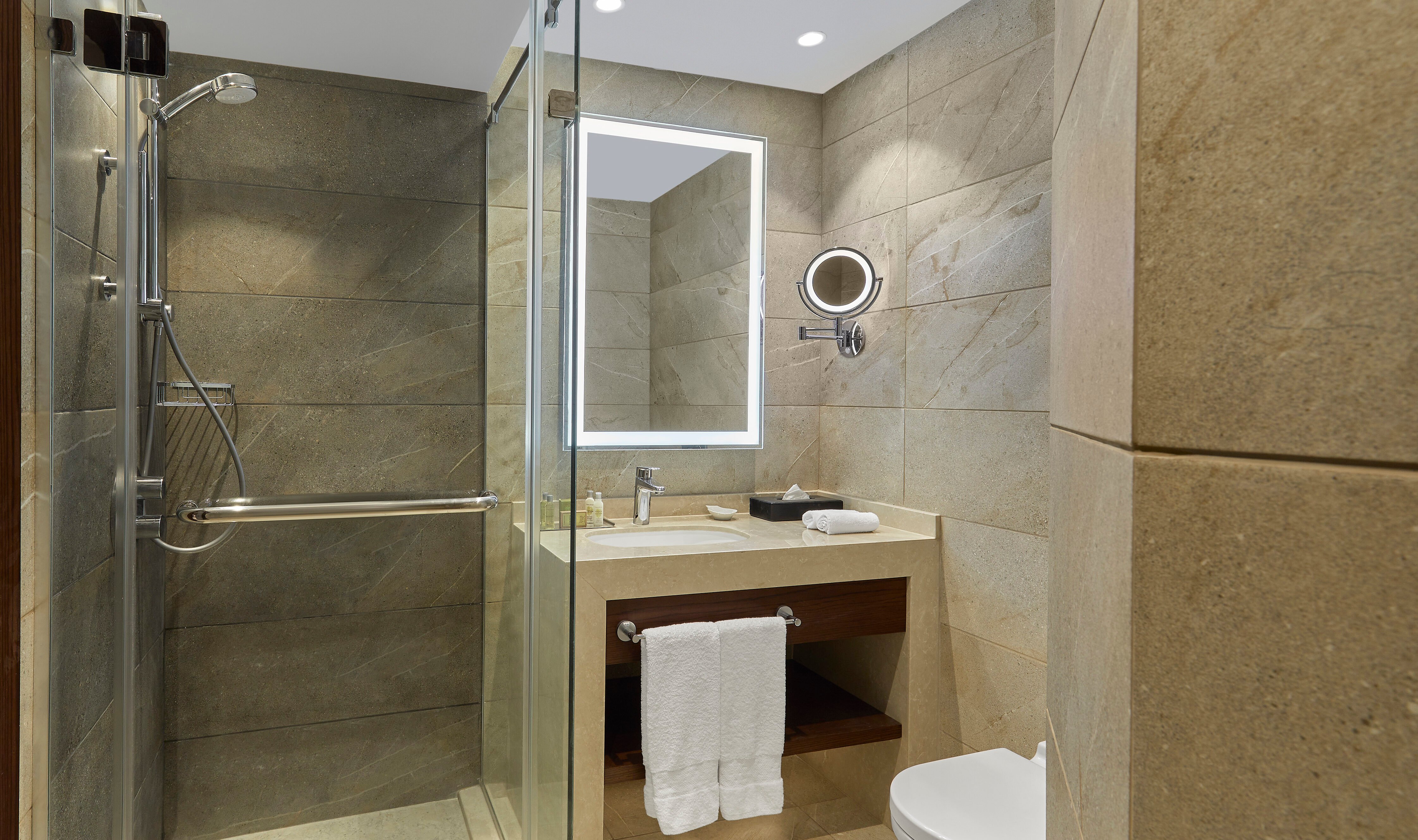 Egypte Cairo Ramses Hilton Hotel Deluxe Kamer Badkamer