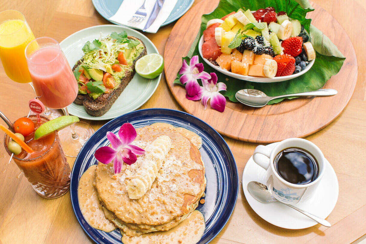 Amerika Hawaii Waikiki Queen Kapiolani Ontbijt