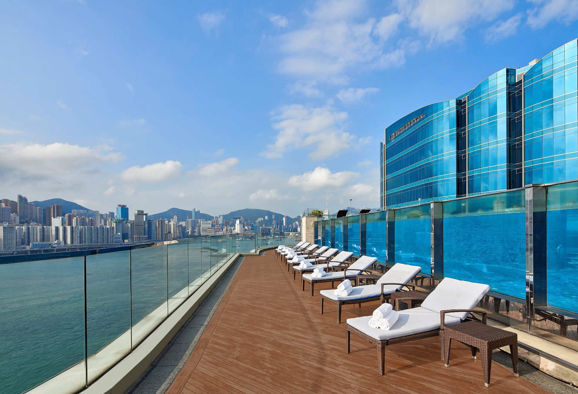 China Hong Kong Harbour Grand Kowloon Zwembad