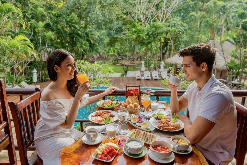 Thailand Kanchanaburi River Kwai Resotel Ontbijt