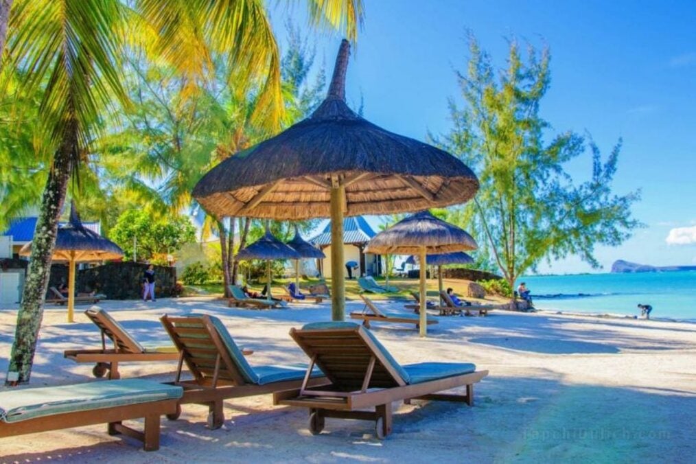 Mauritius Calodyne Sea Diamond Boutique Hotel & Spa Strand