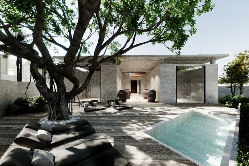 Mauritius Calodyne Sea Diamond Boutique Hotel & Spa Spa Tuin