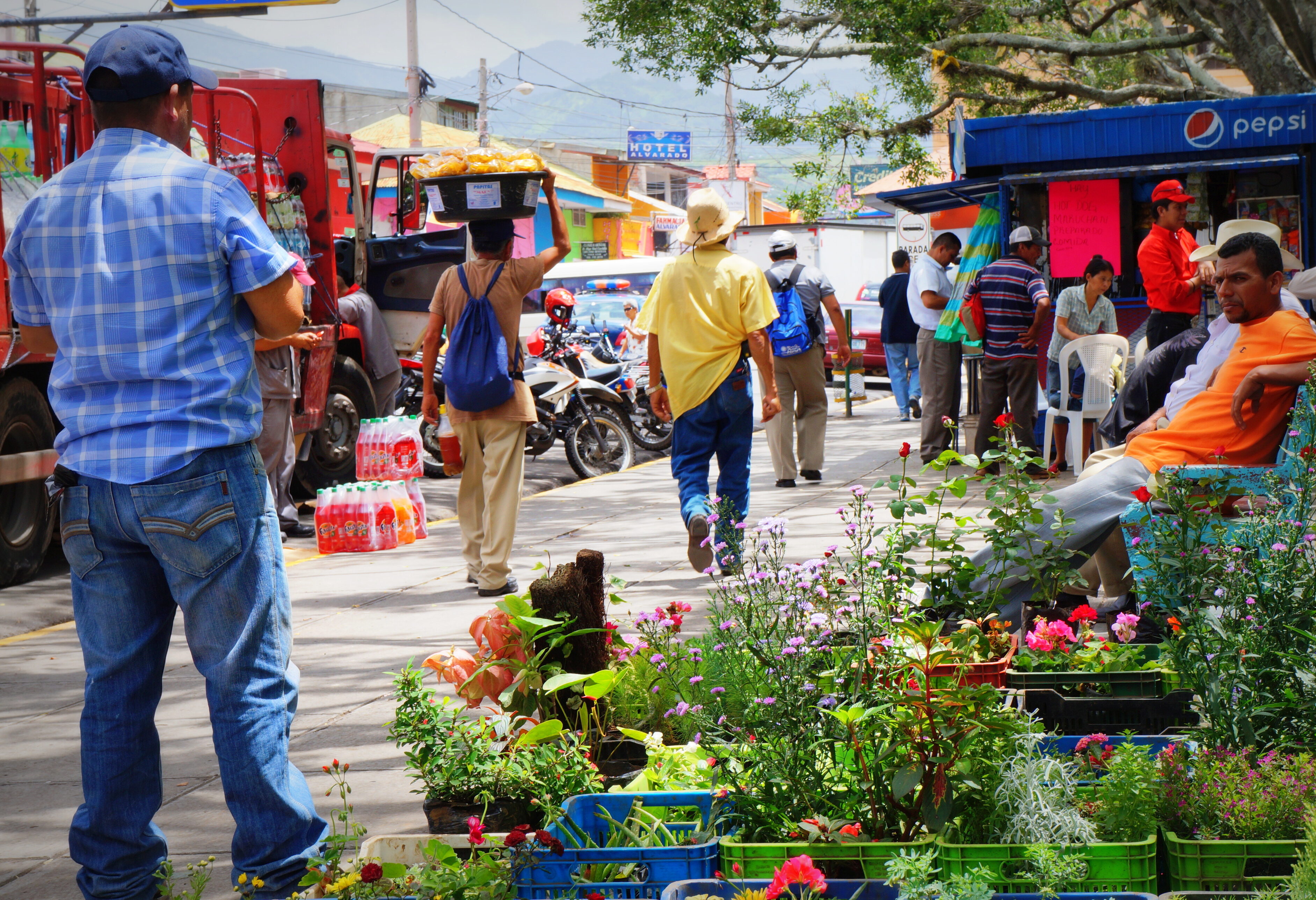 Nicaragua-Matagalpa-straatbeeld