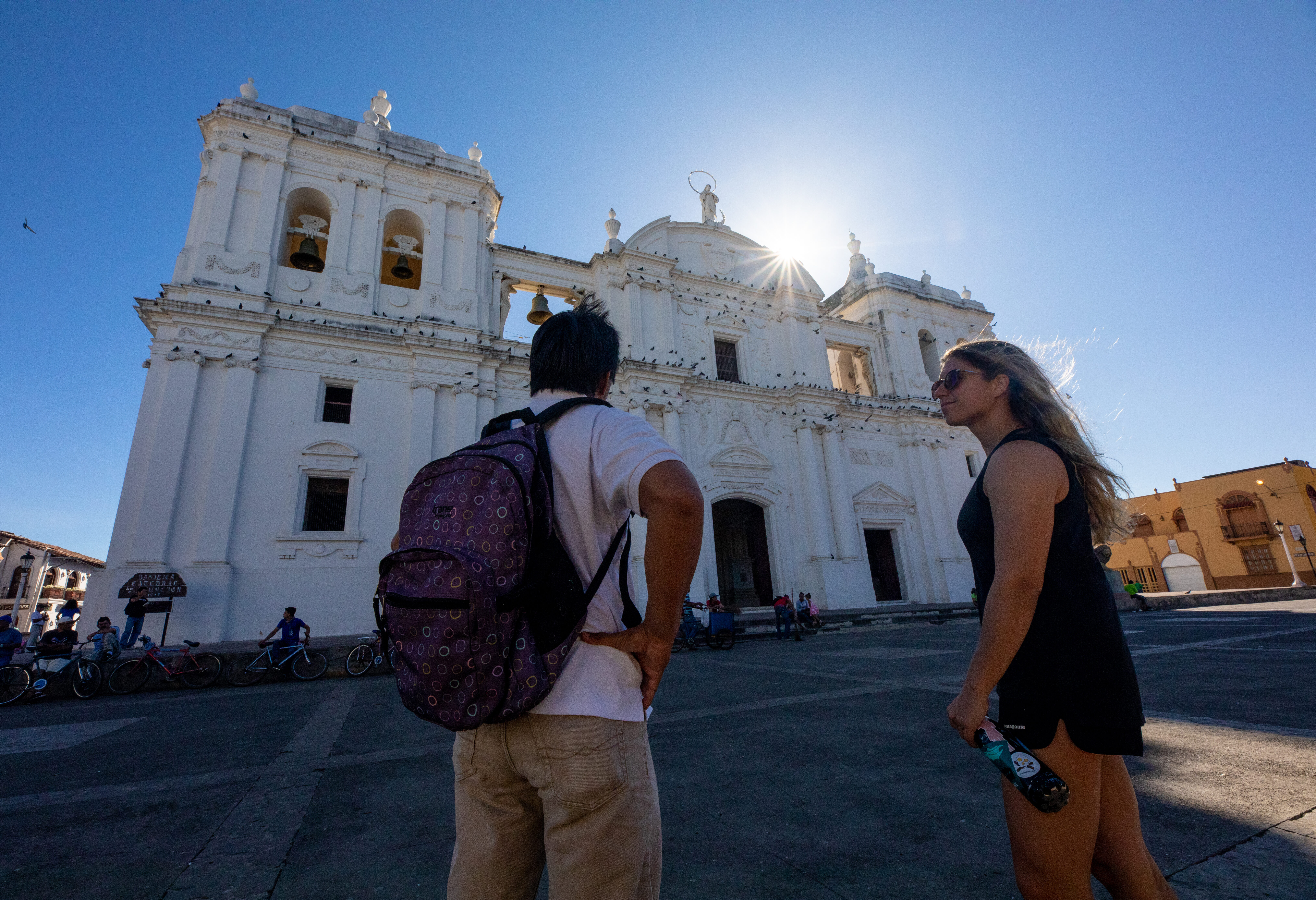 Koppel voor kerk Leon Nicaragua