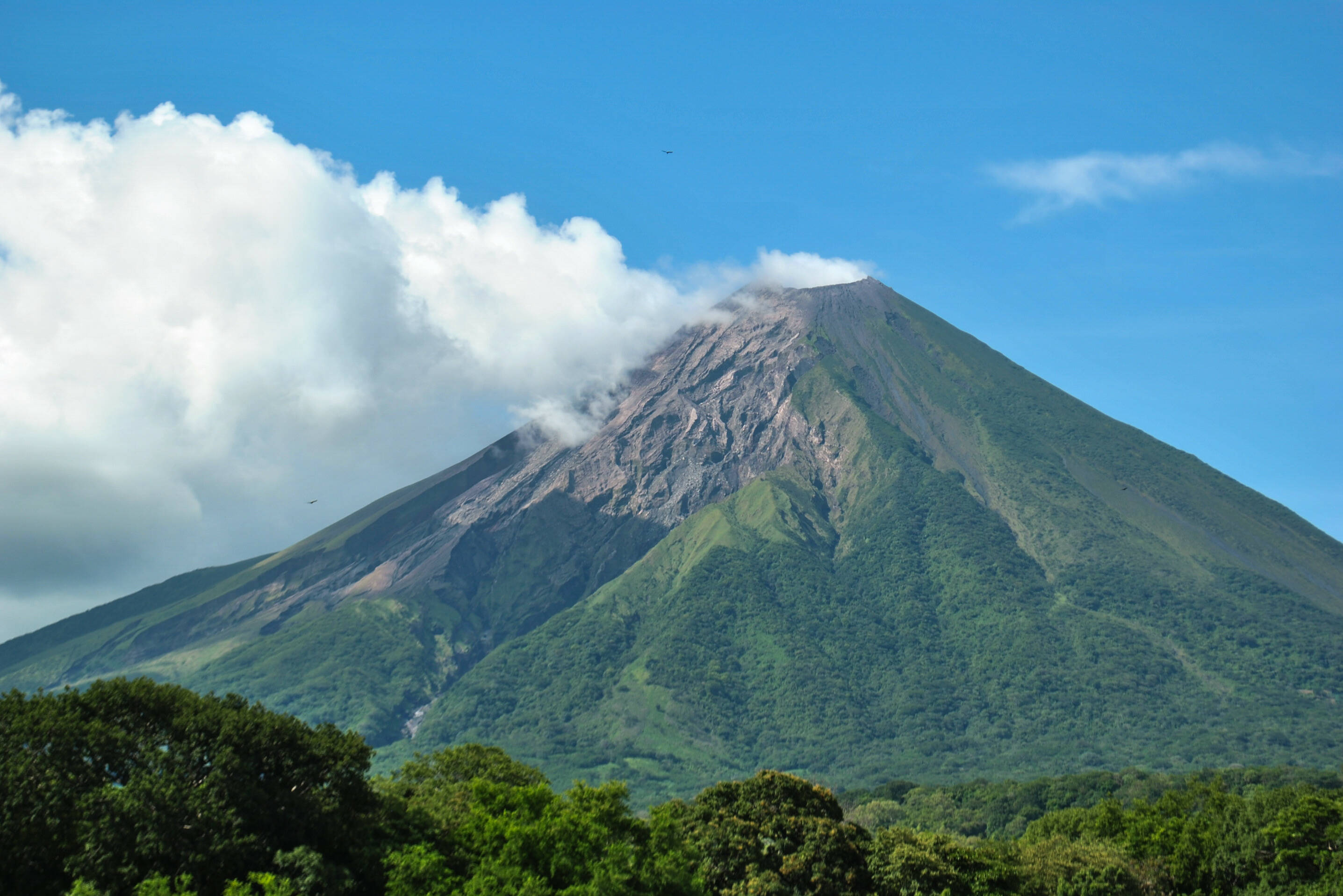 Vulkaan op Ometepe Nicaragua