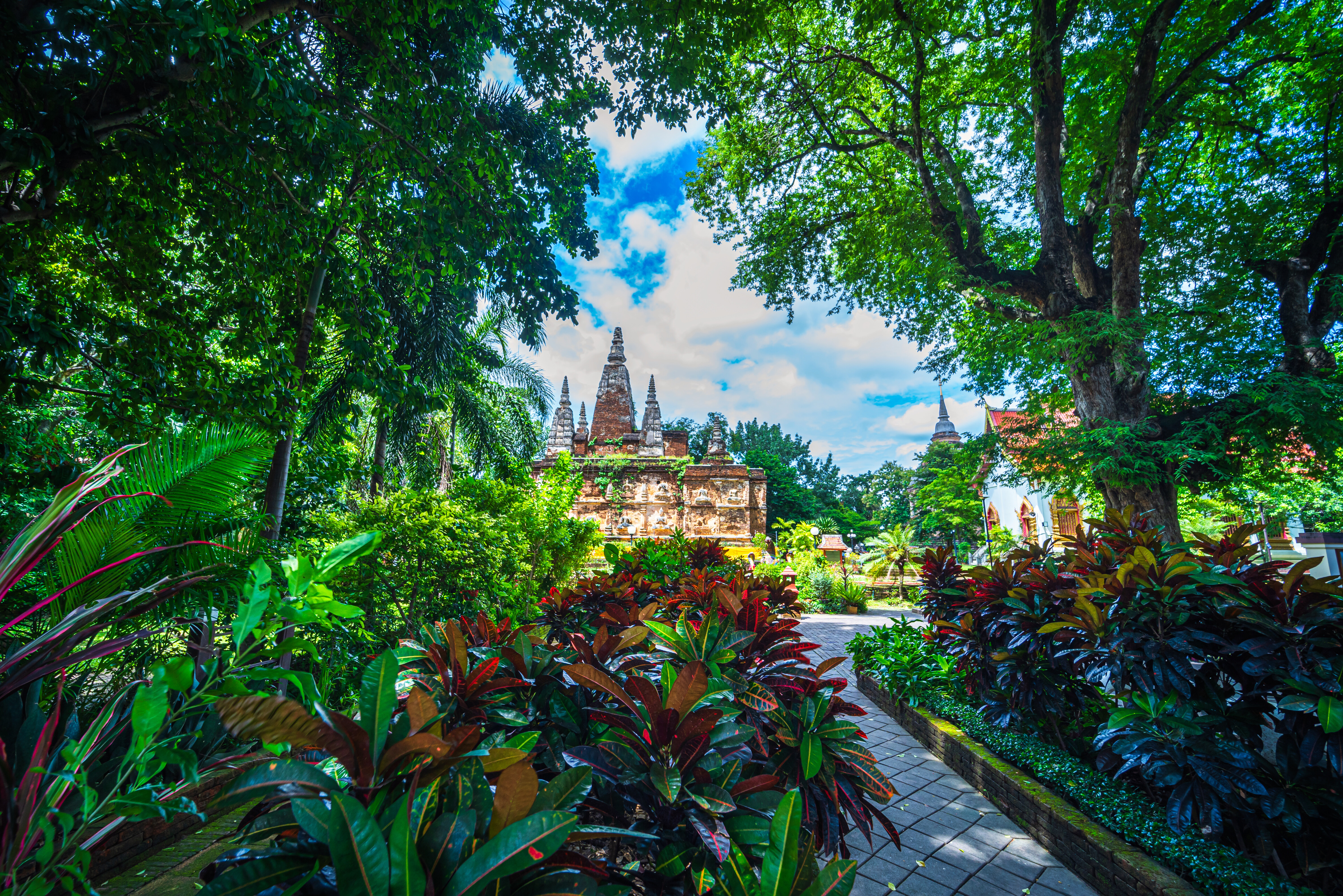 Verborgen tempel in Chiang Mai