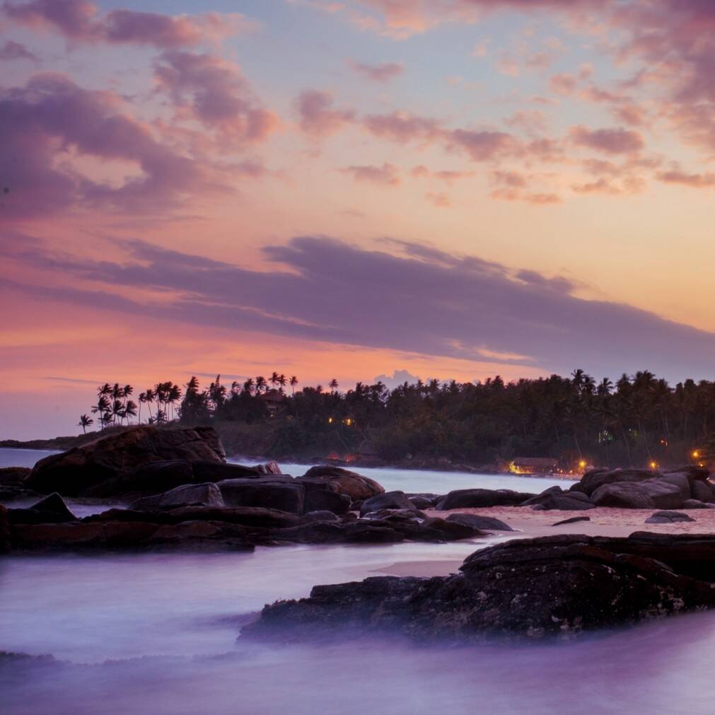 Sri-Lanka-Tangelle-Anantara-Peace-Haven-Resort-Omgeving-Zonsondergang