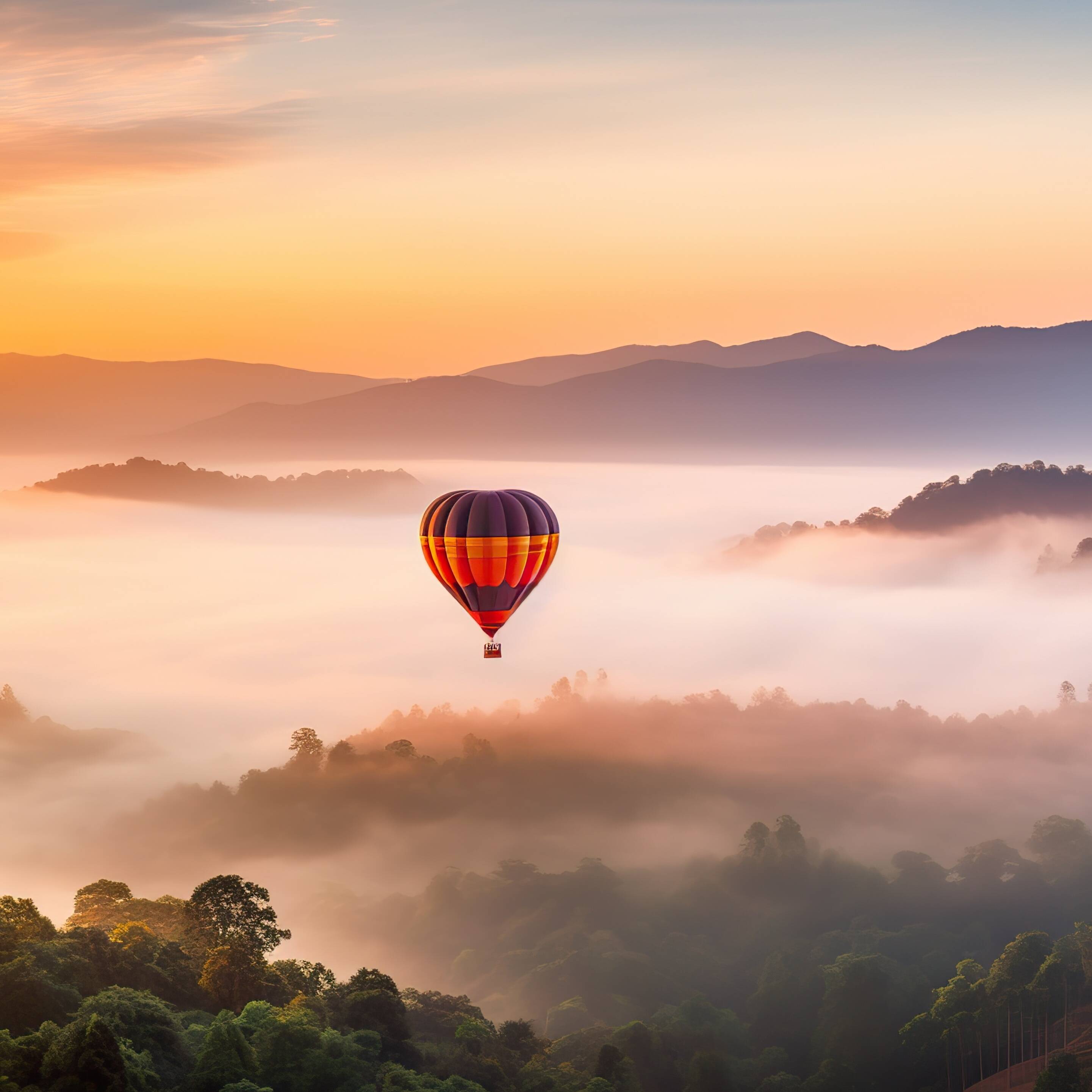 Thailand-Chiang-Mai-achterland-luchtballon