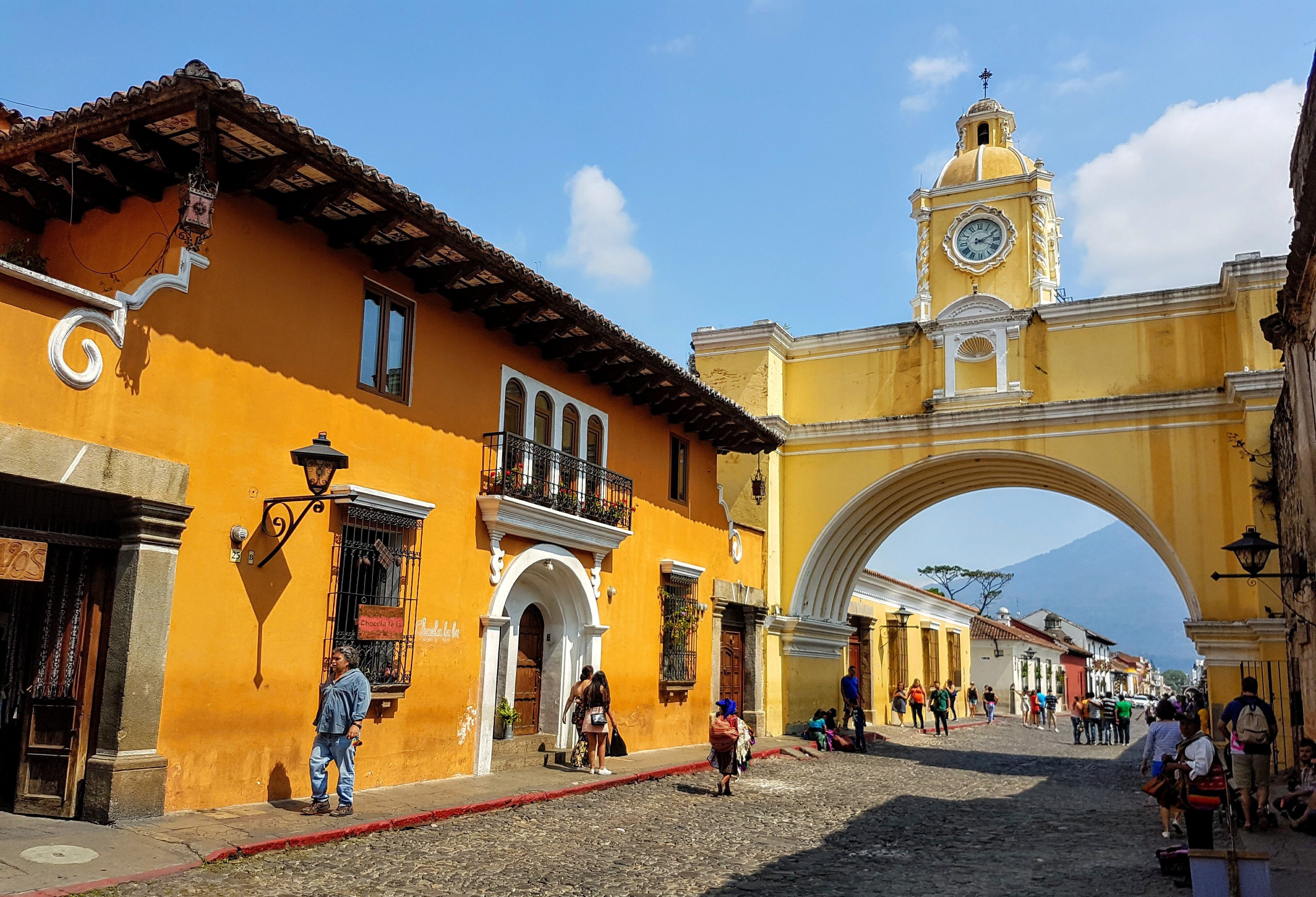 Santa Catalina poort in Antigua Guatemala