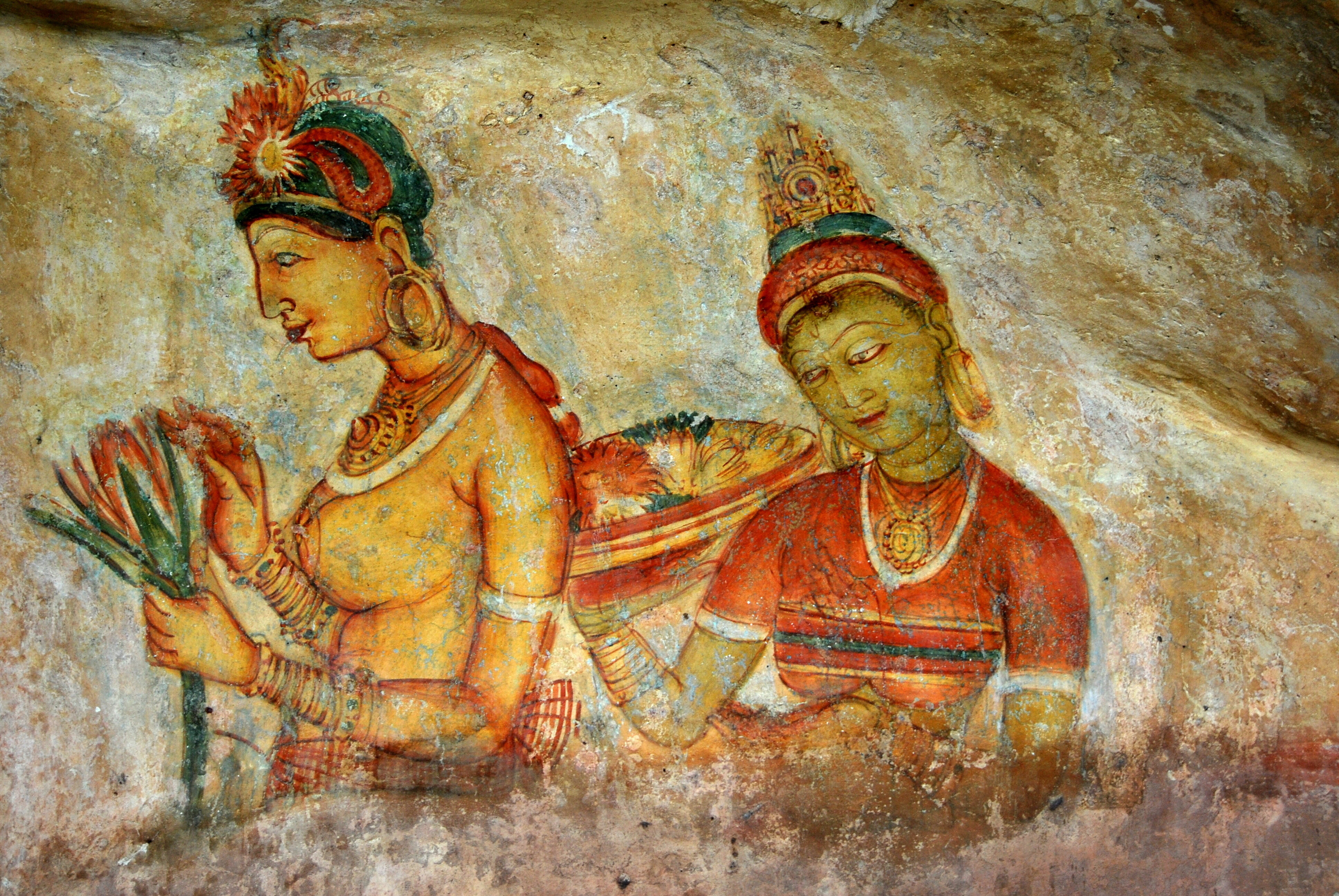 sri-lanka-sigiriya-leeuwenrots-wolken-meisjes