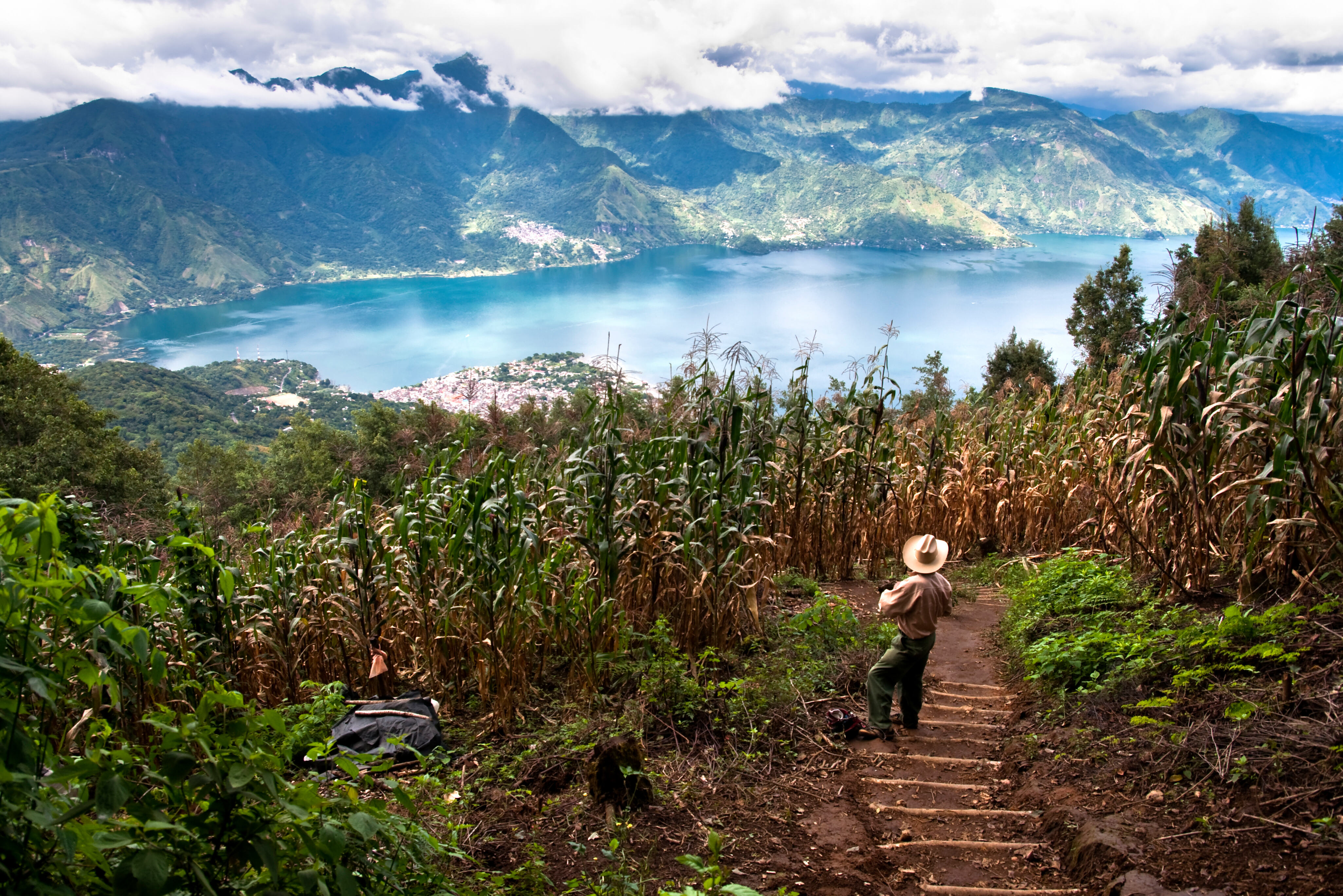 Atitlan-meer Guatemala