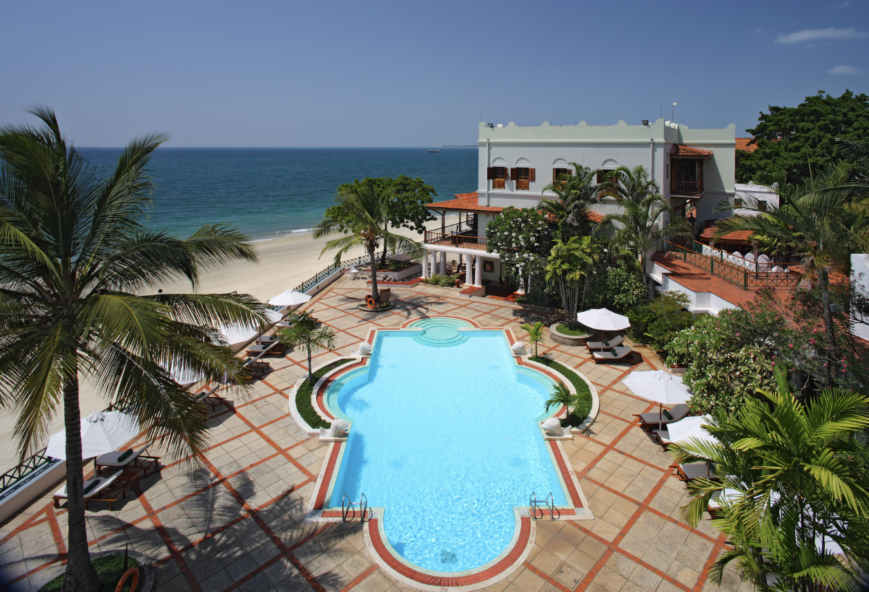 Tanzania Zanzibar Stone Town Serena Hotel Zwembad