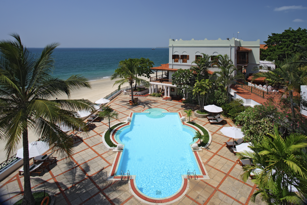 Tanzania Zanzibar Stone Town Serena Hotel Zwembad
