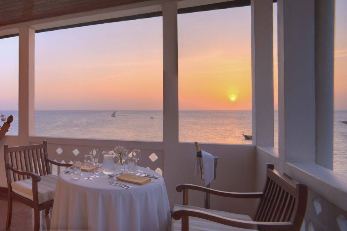 Tanzania Zanzibar Stone Town Serena Hotel Balkon