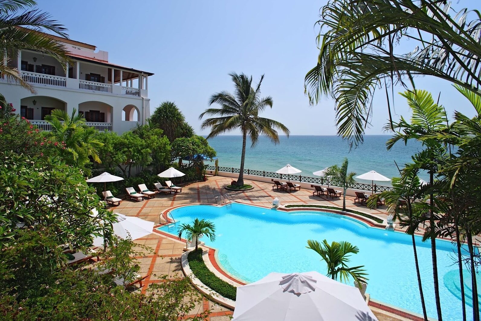 Tanzania Zanzibar Stone Town Serena Hotel Zwembad