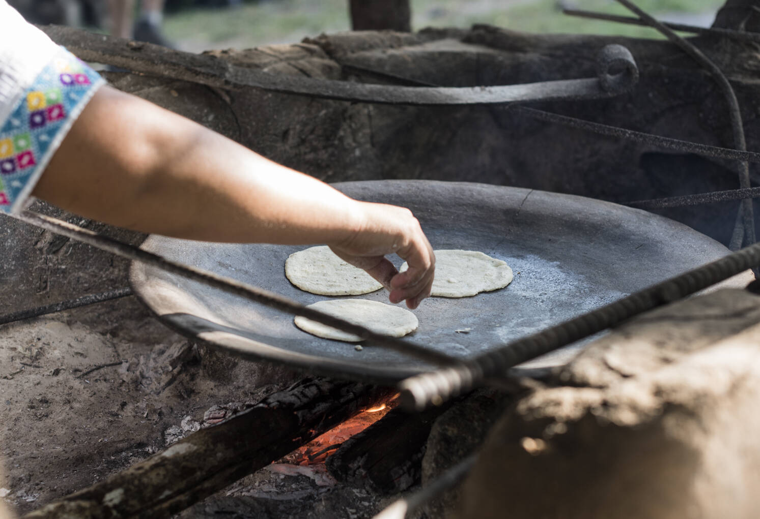 Tottillas maken in Belize