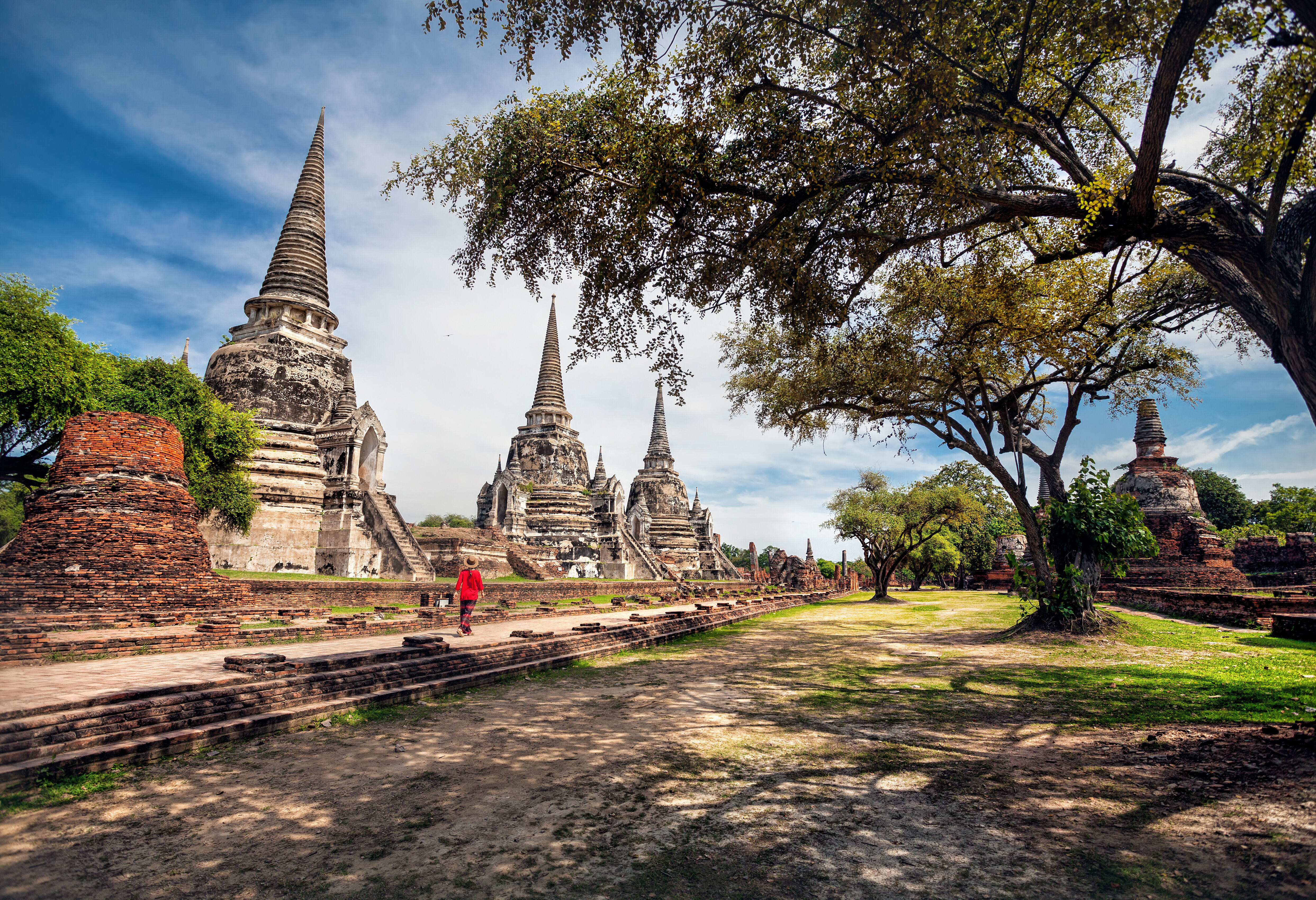 Ayutthaya historic park tempels