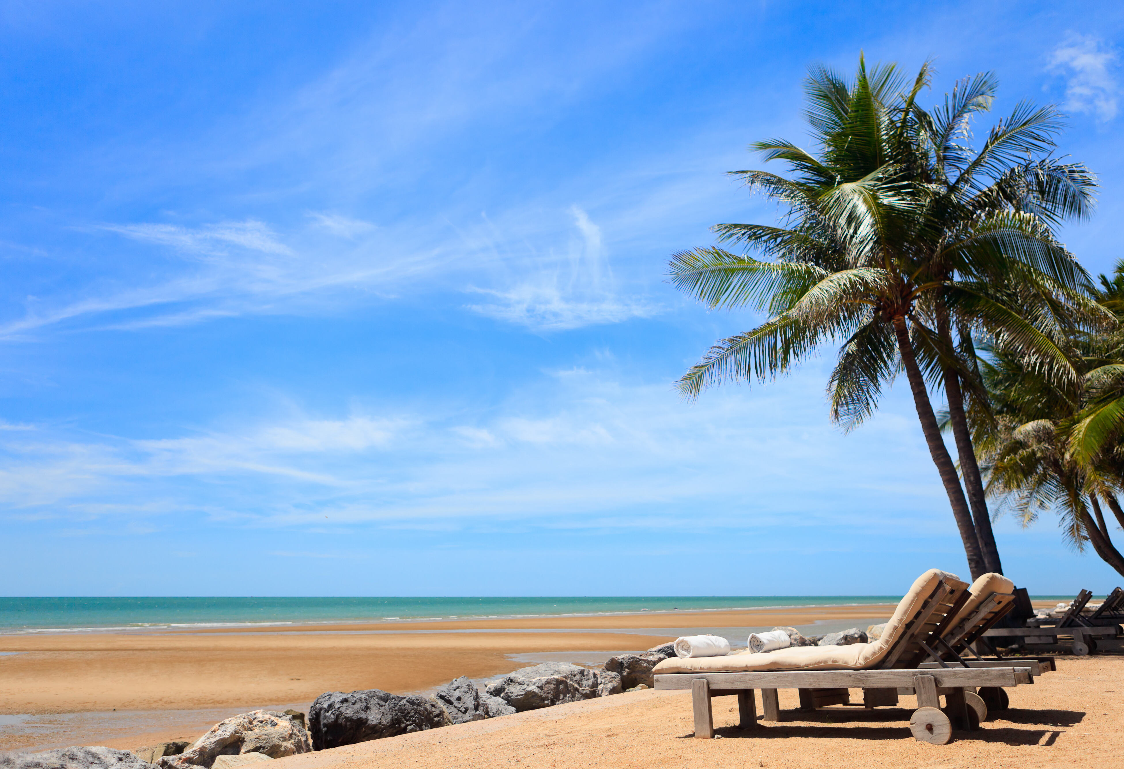 Genieten aan het strand in Hua Hin