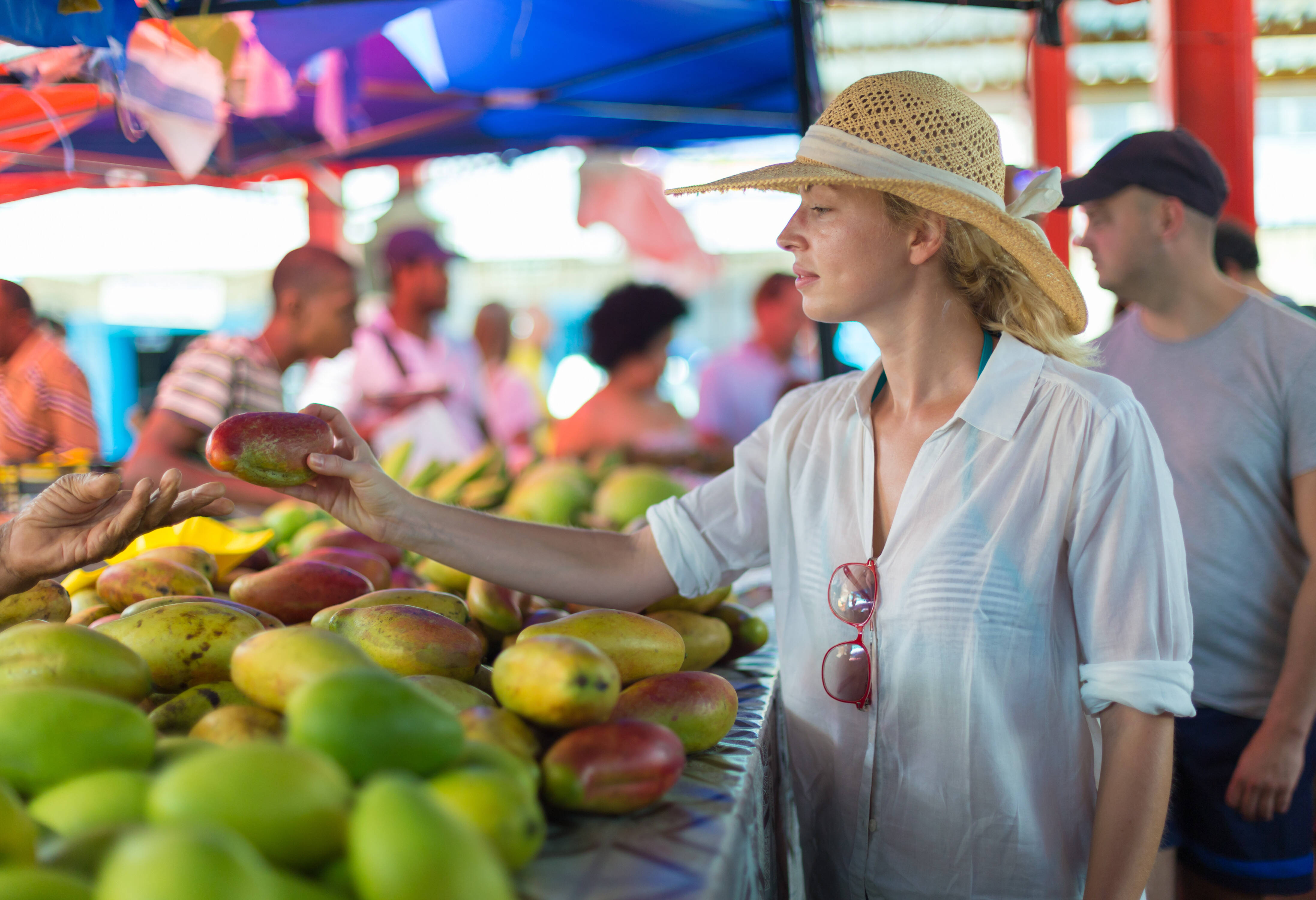 Selwyn markt in Victoria op Mahé