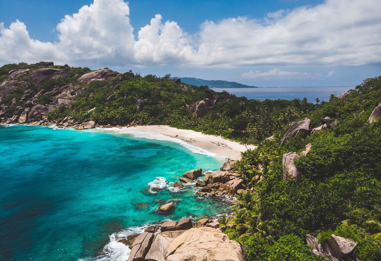 Silhouette zustereilanden