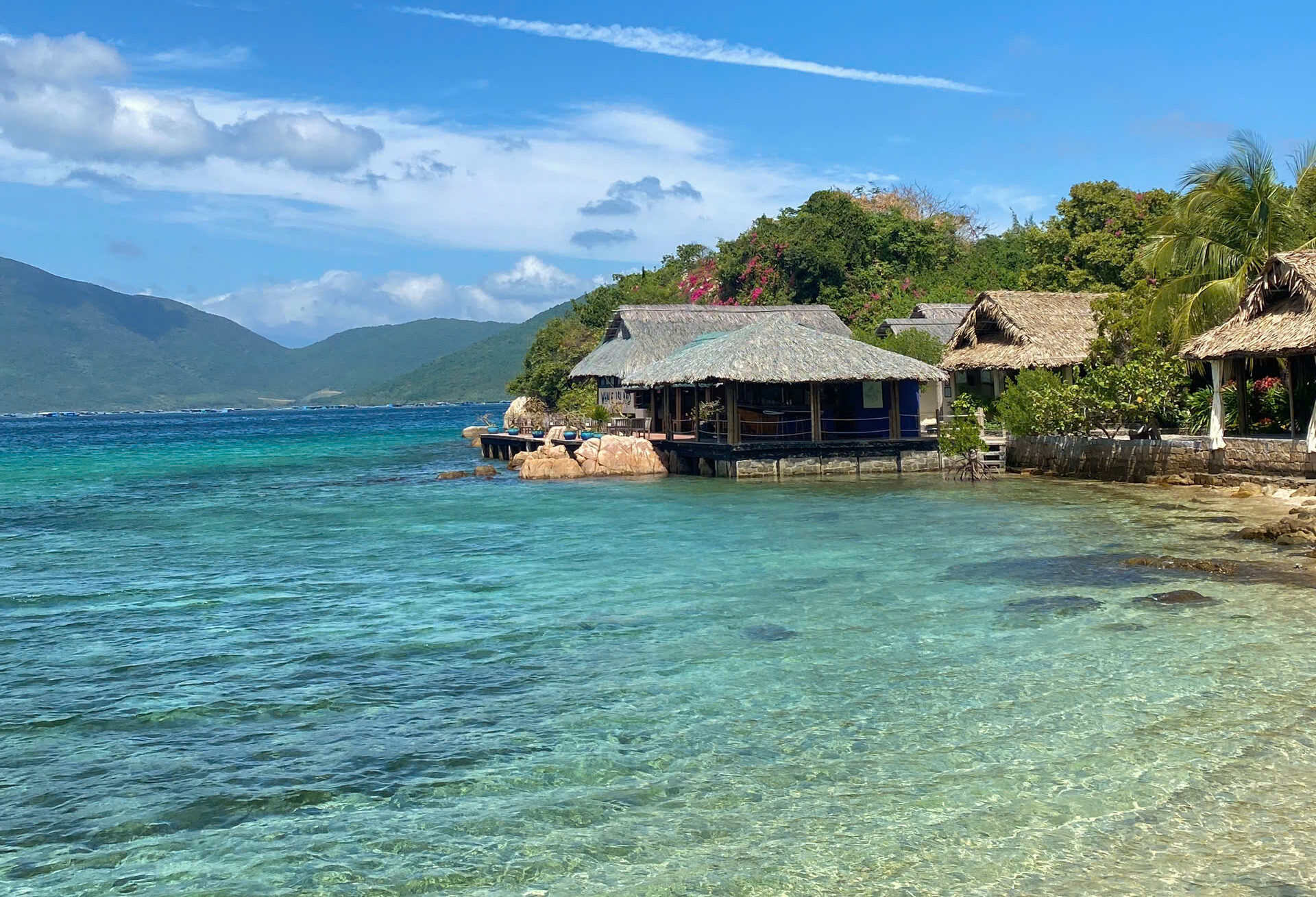 Whale Island Resort aan de heldere zee in Vietnam