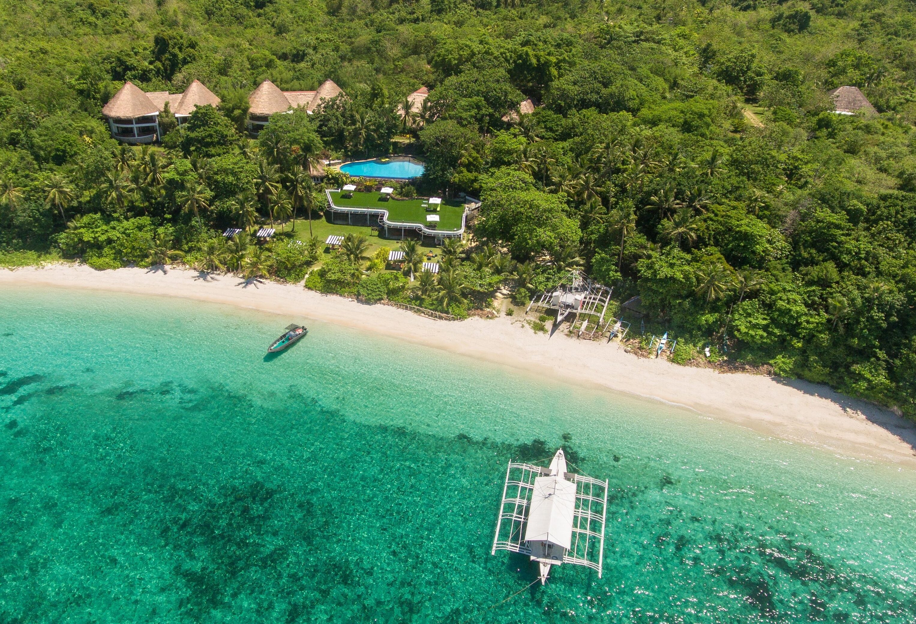Filipijnen Bohol Anda Amun Ini Omgeving Strand Resort