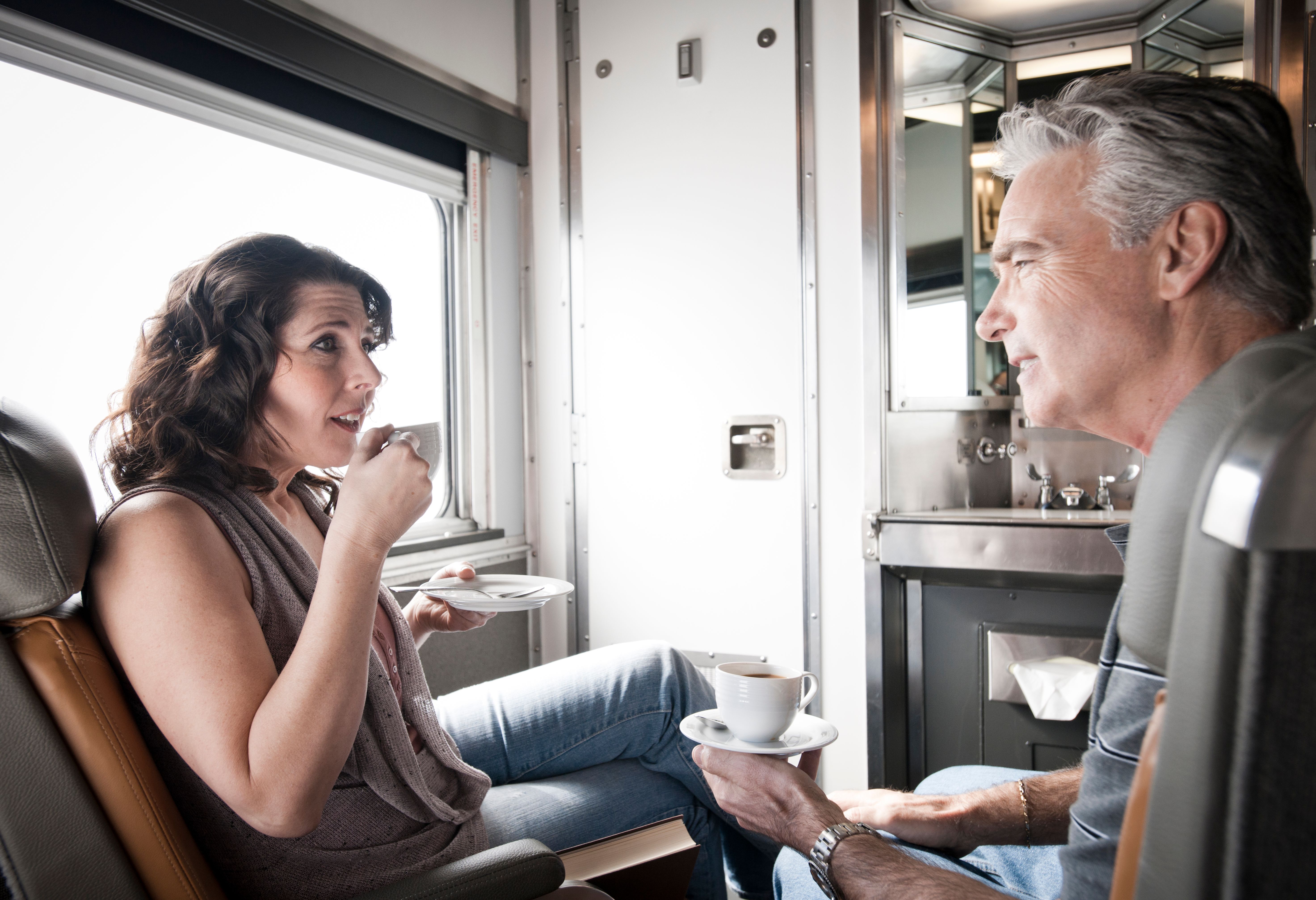 Cabine voor 2 personen in de trein