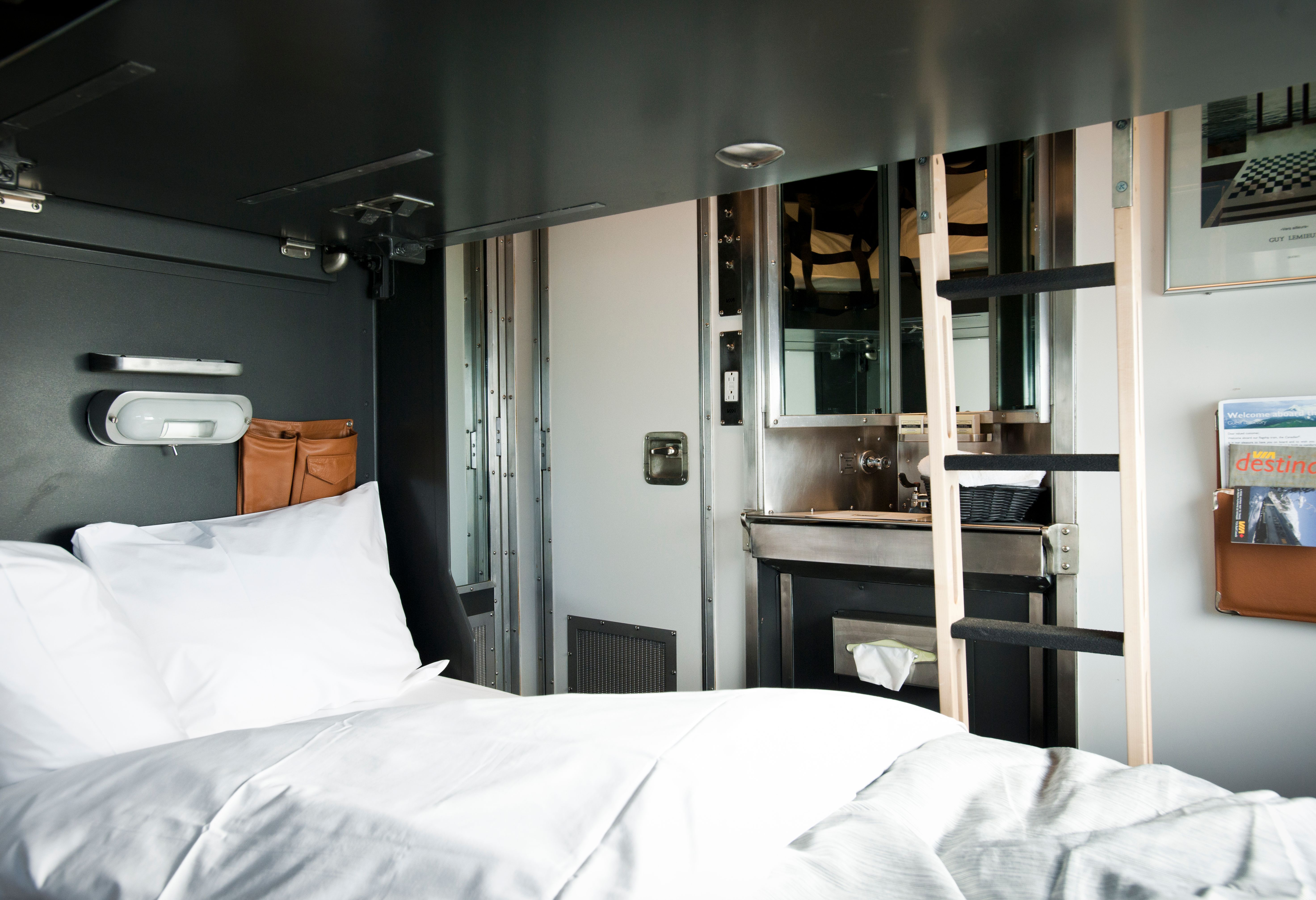 Cabine voor twee personen bedden