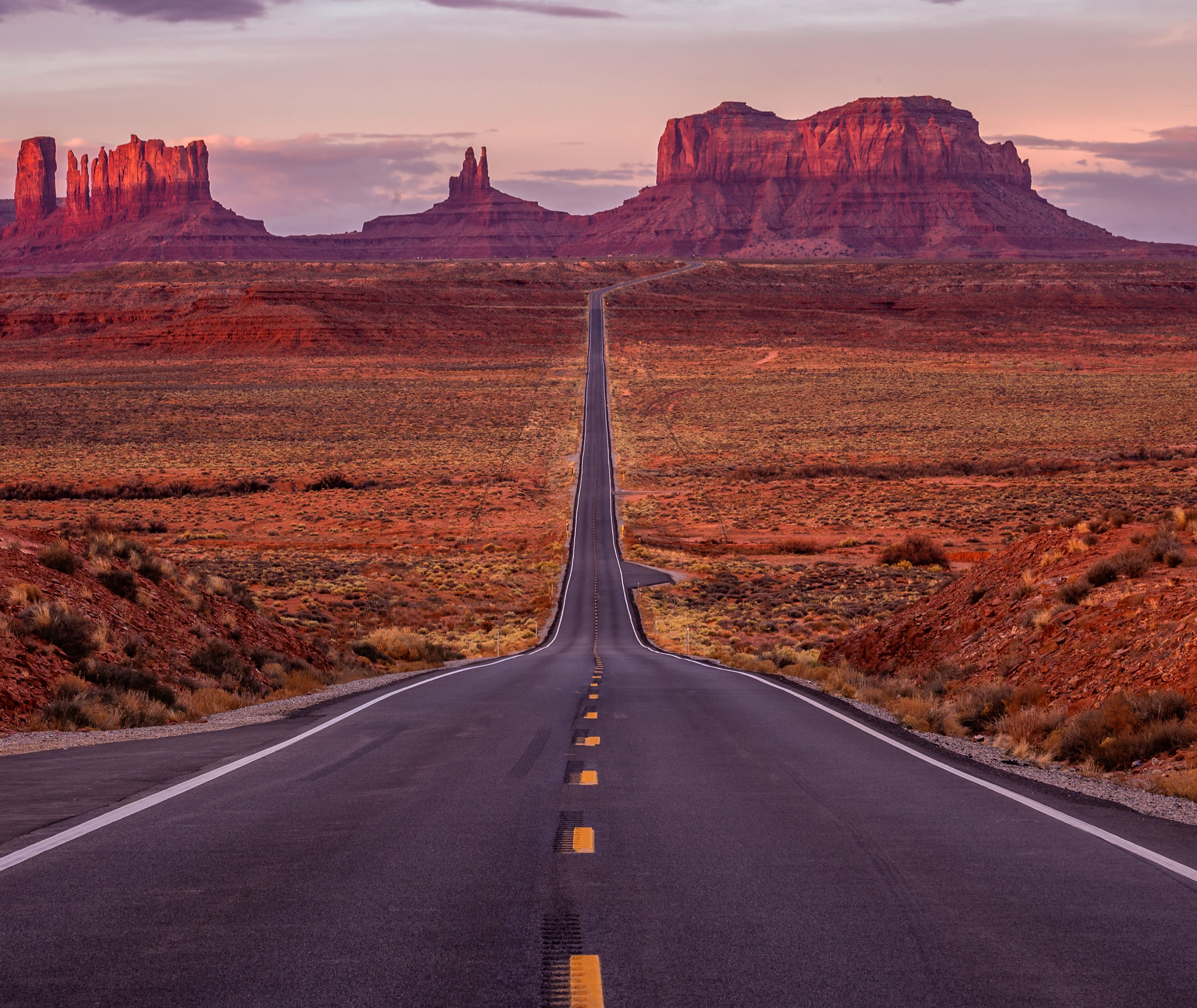 amerika-arizona-monument-valley-weg
