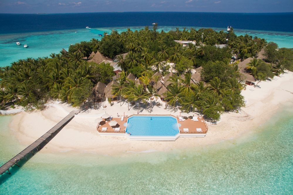 Malediven Noord Male Atol Thulhagiri Island Resort Eiland