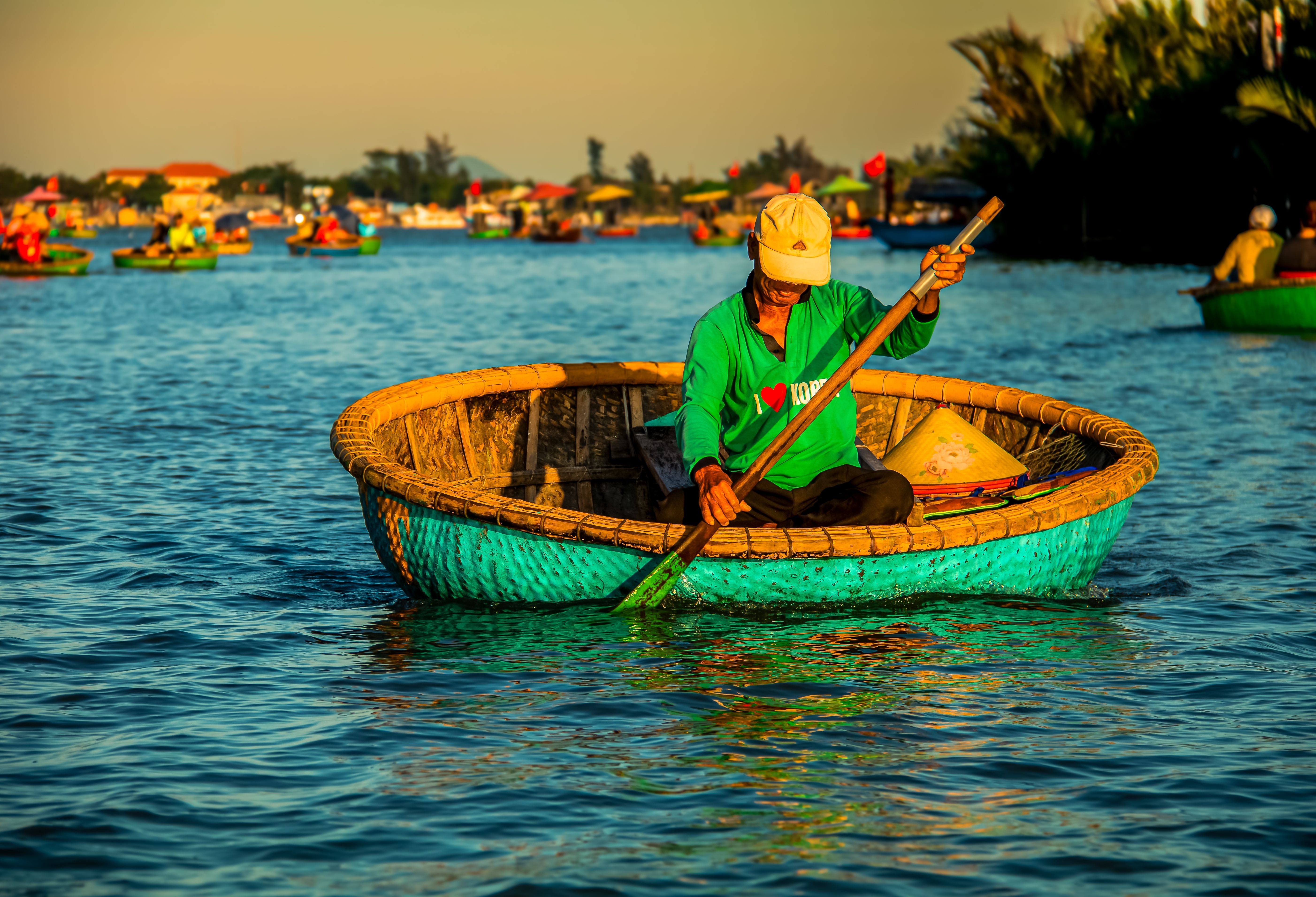 Vietnam Hoi An Coconut Basket Boot