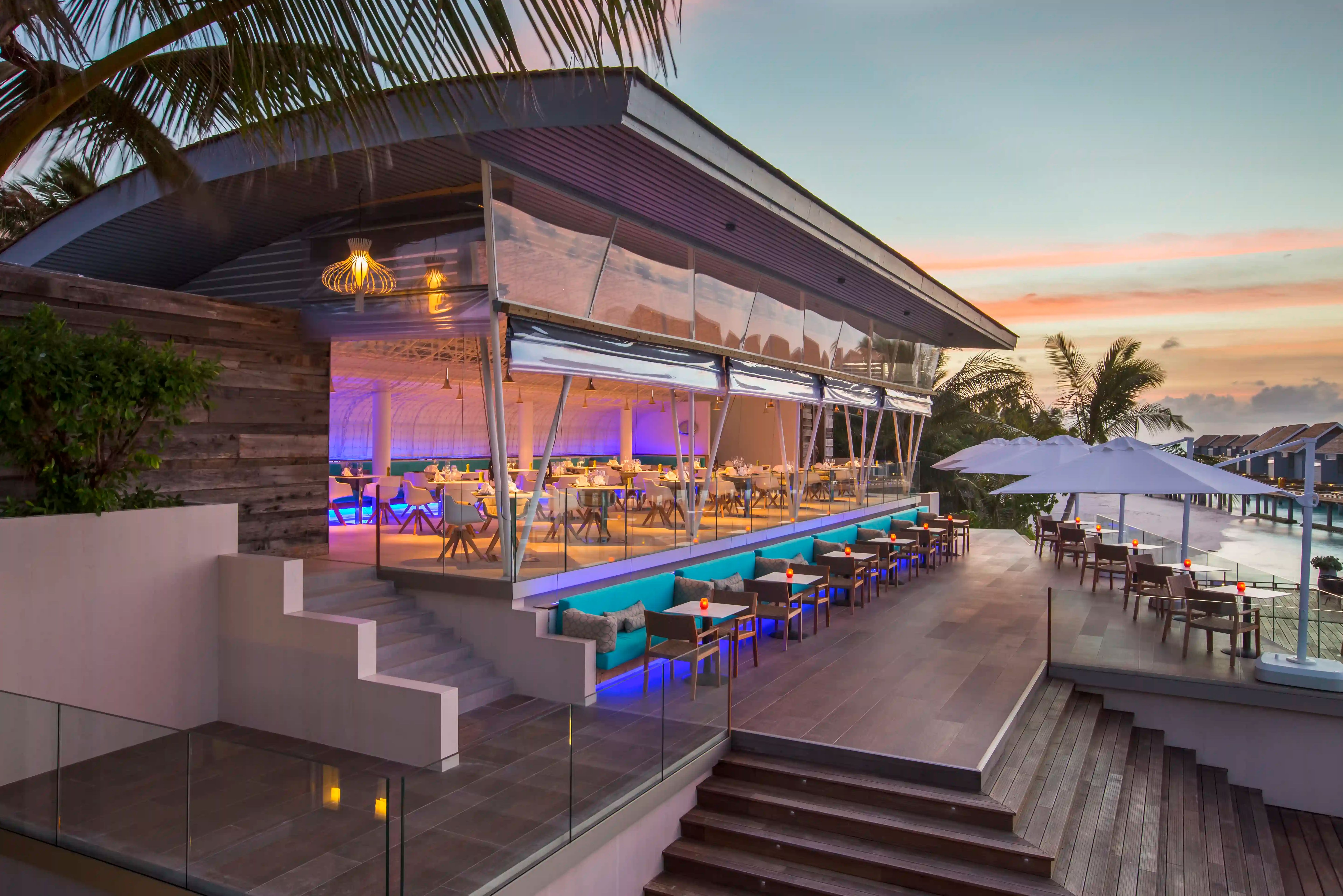 Malediven Noord Male Atol Niva Kuramathi Restaurant