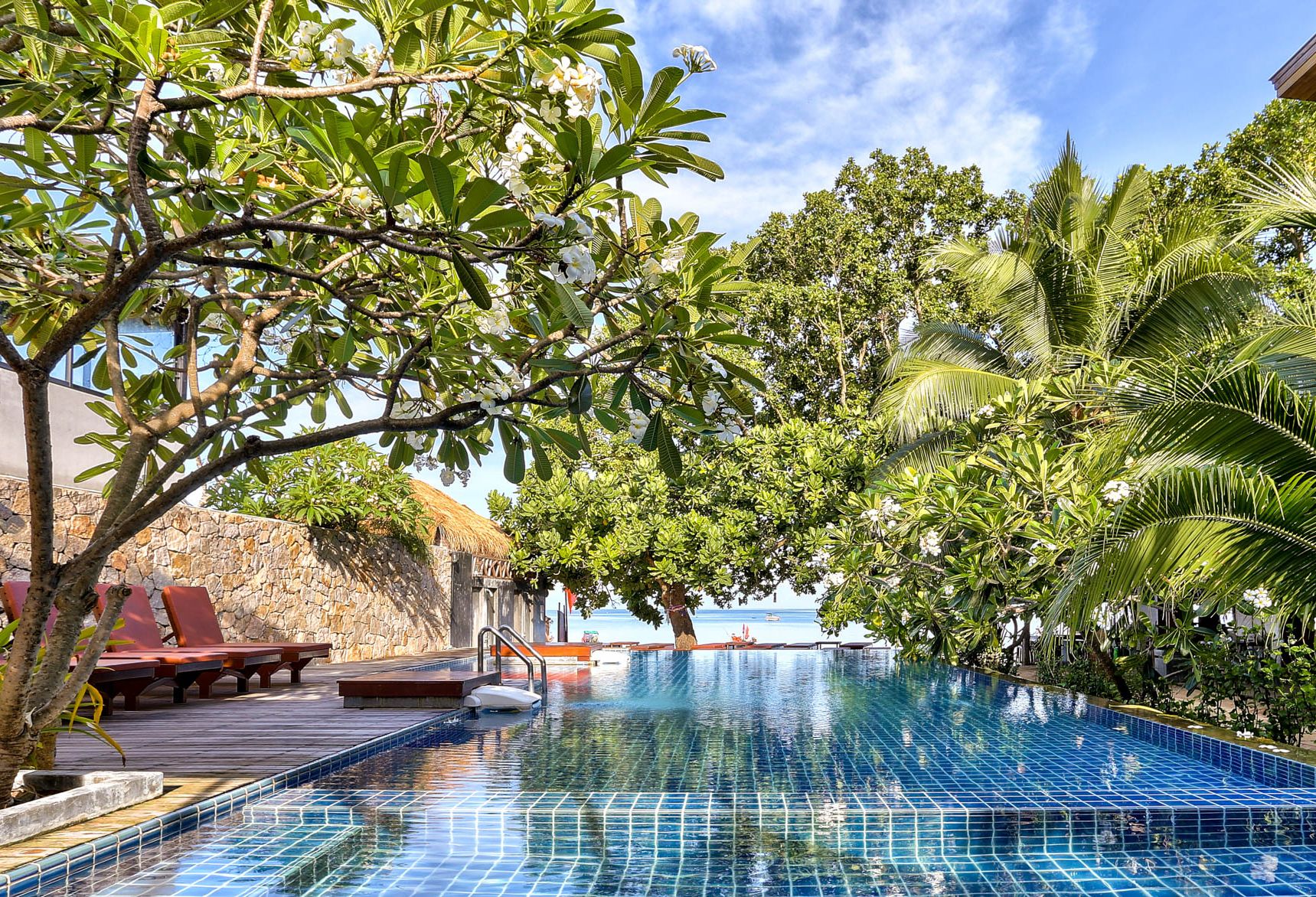 Thailand Koh Tao Sairee Hut Resort Zwembad