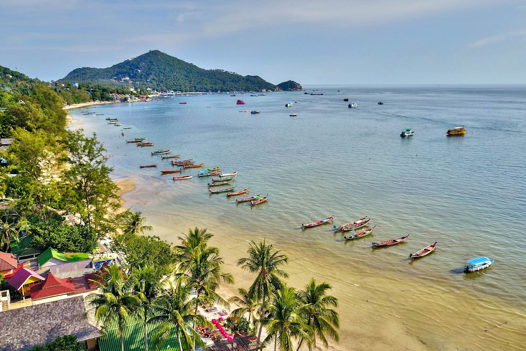 Thailand Koh Tao Sairee Hut Resort Strand