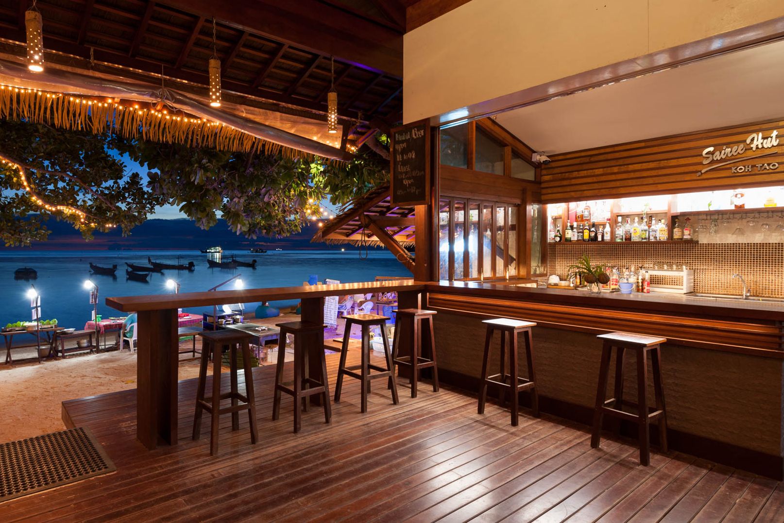 Thailand Koh Tao Sairee Hut Resort Restaurant