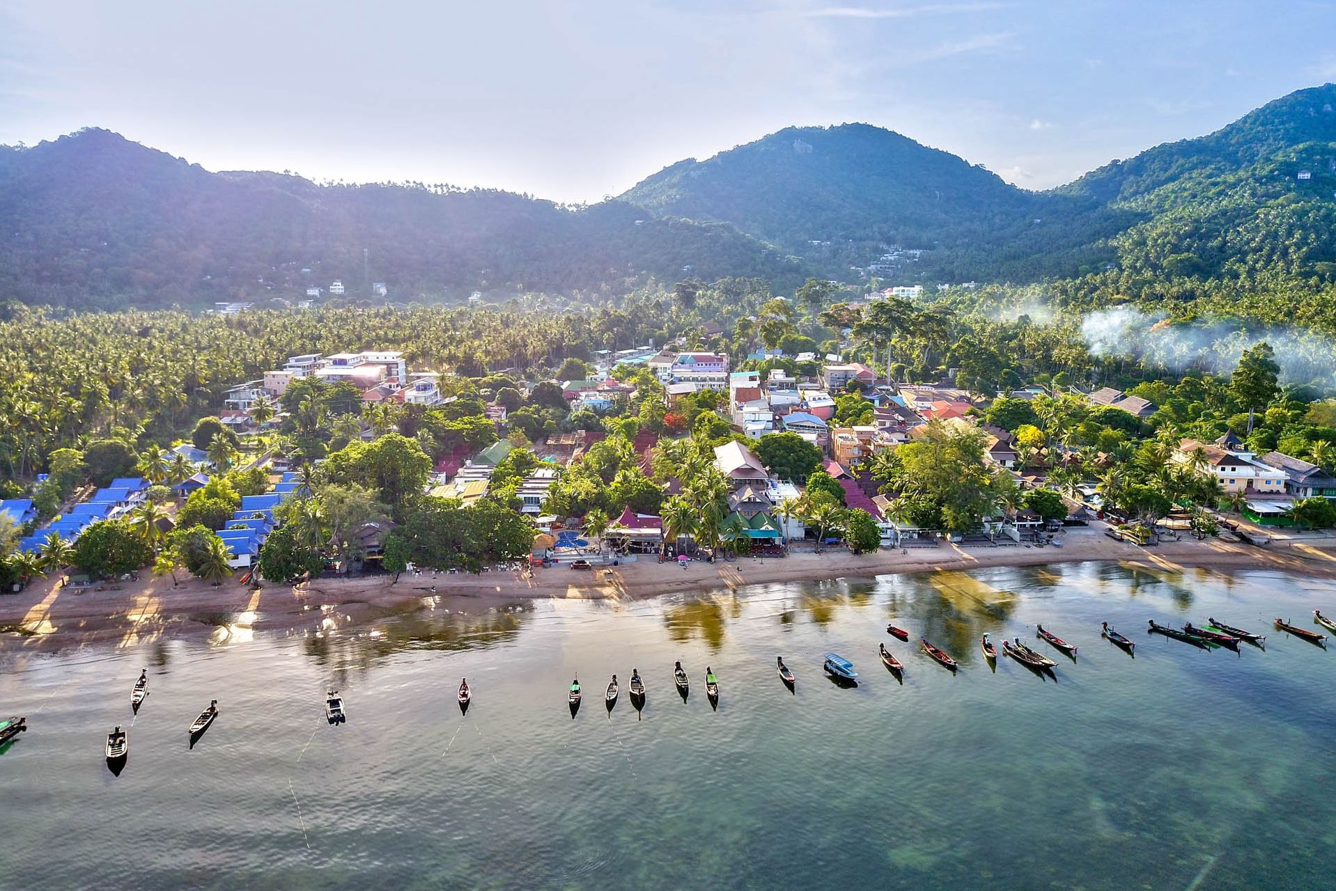 Thailand Koh Tao Sairee Hut Resort Strand