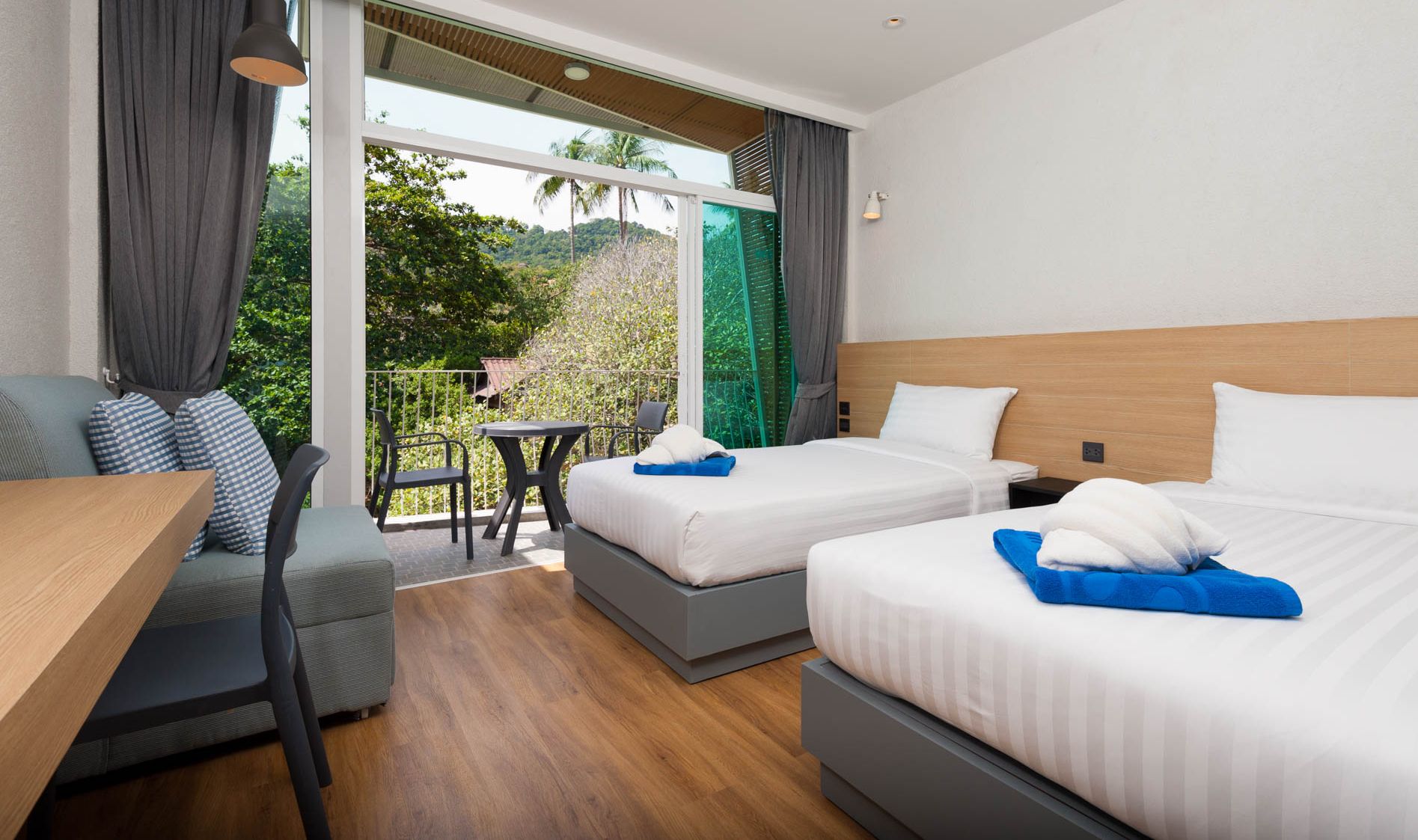 Thailand Koh Tao Sairee Hut Resort Grand Deluxe Kamer