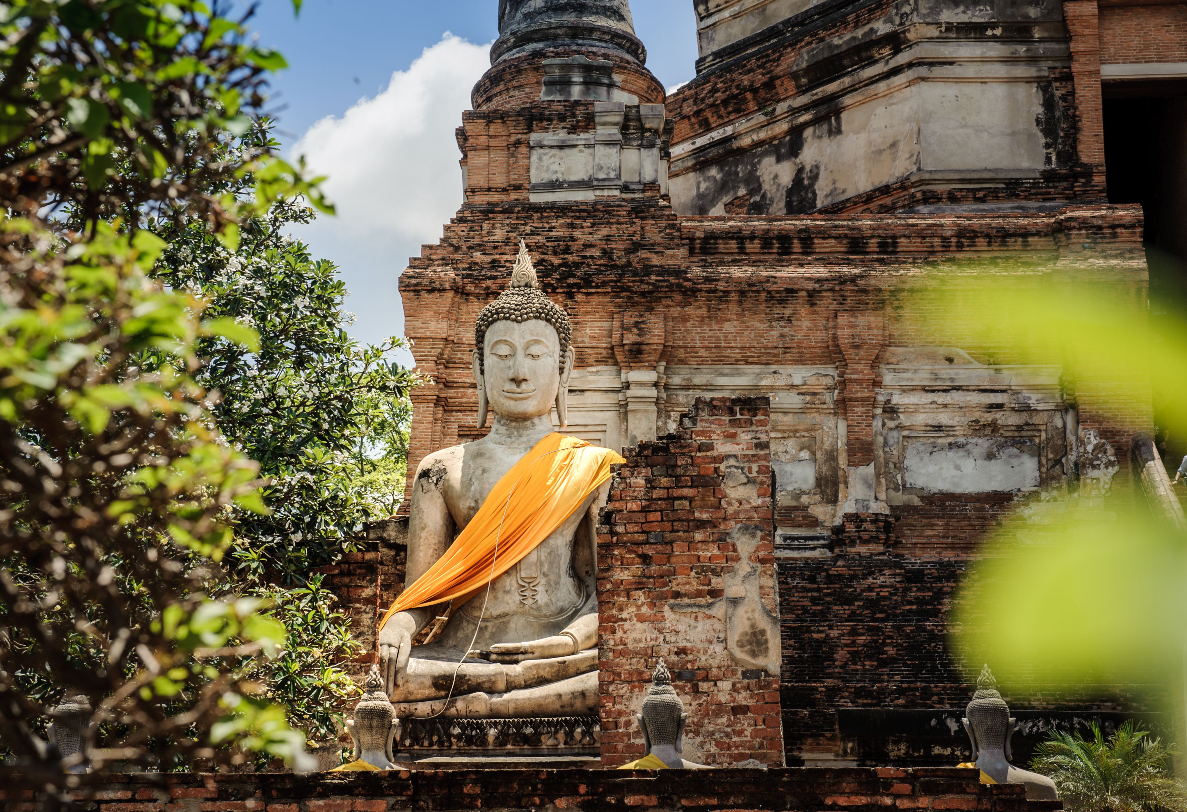 Thailand Ayutthaya Wat Yai ChaiMongkhon tempel