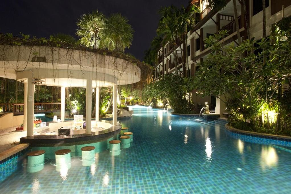 Thailand Phuket Kata Palm Resort Zwembad