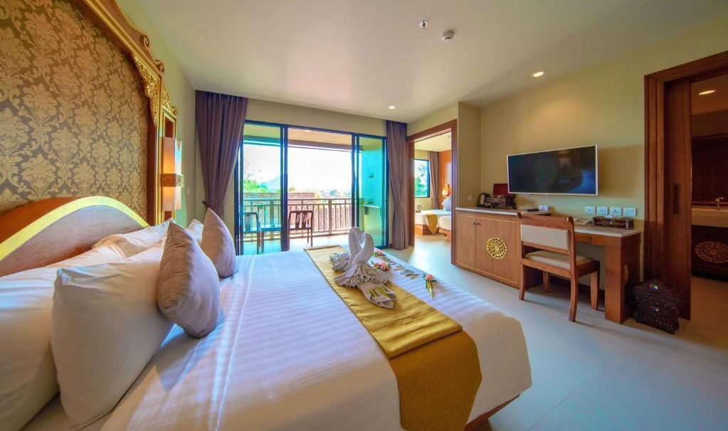 Thailand Phuket Mai Khao Maikhao Palm Beach Resort Deluxe Family Kamer