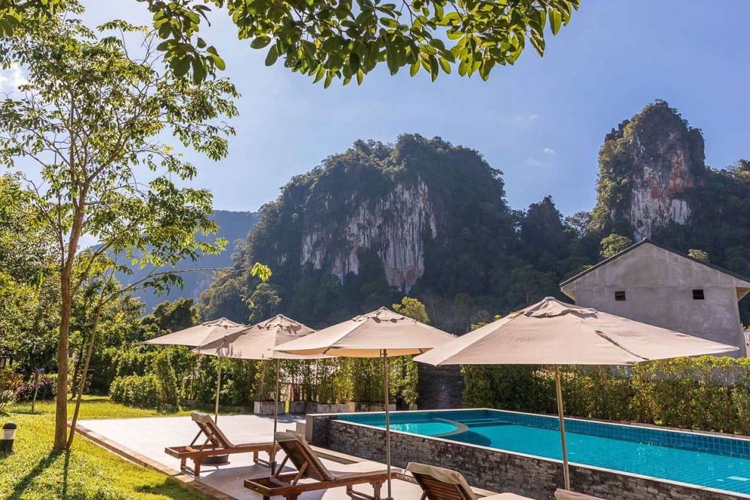 Thailand Khao Sok Montania Lifestyle Zwembad